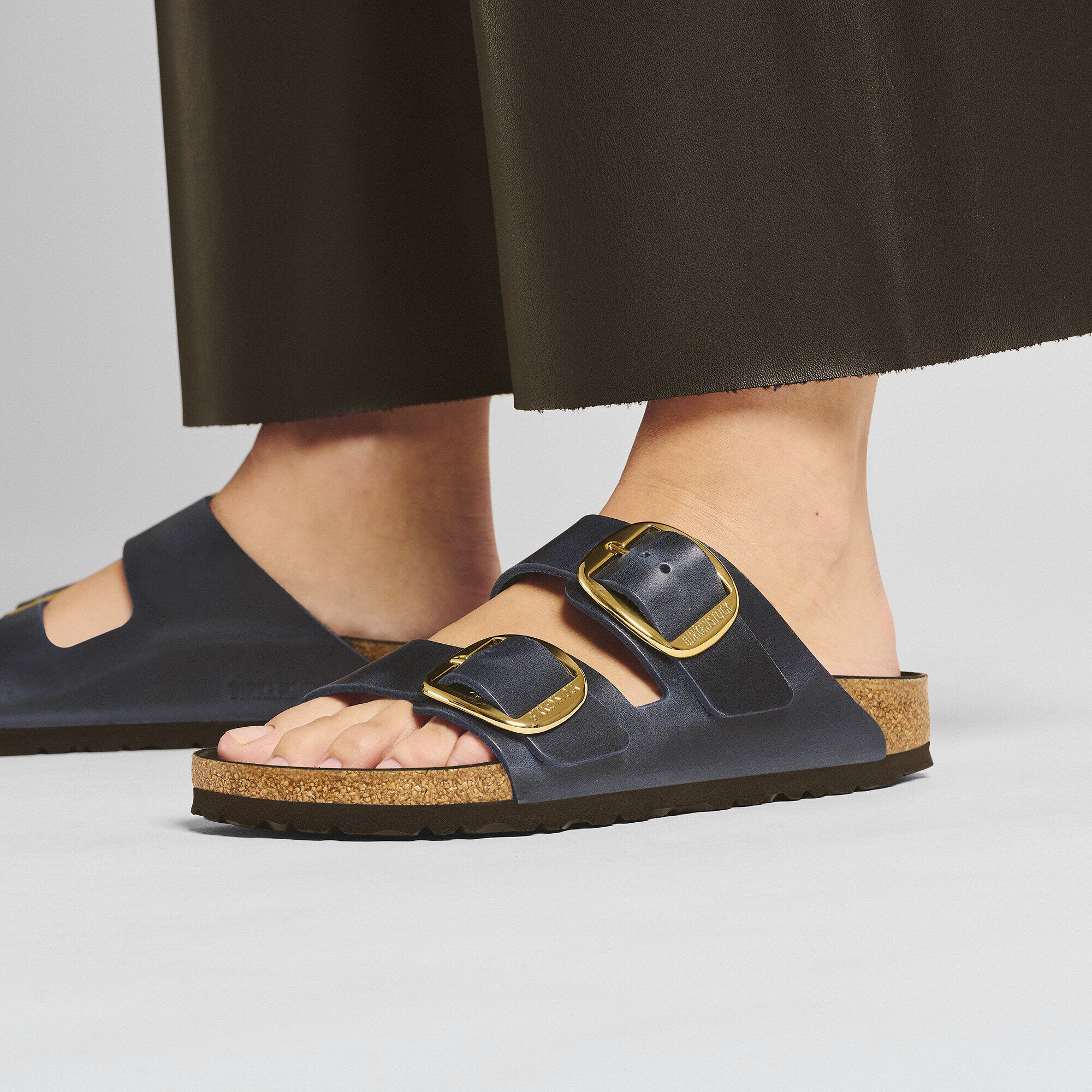 Arizona Big Buckle Natural Leather Oiled