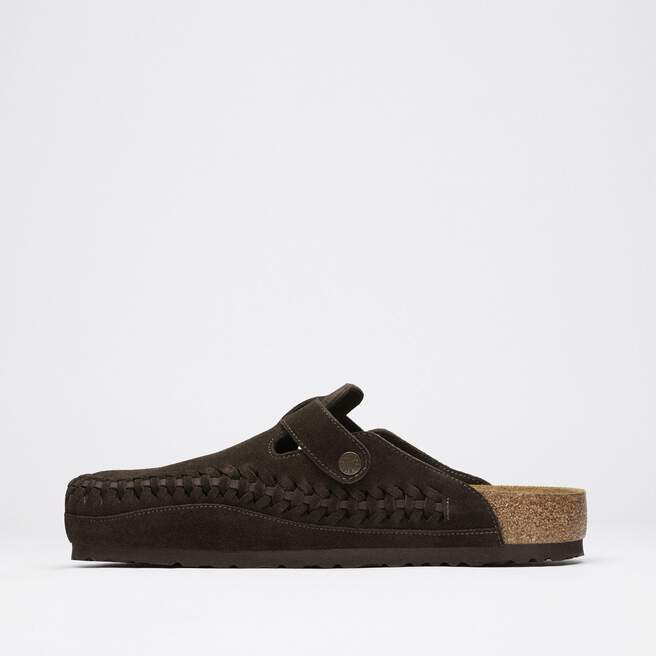 Boston Plaited Suede Leather