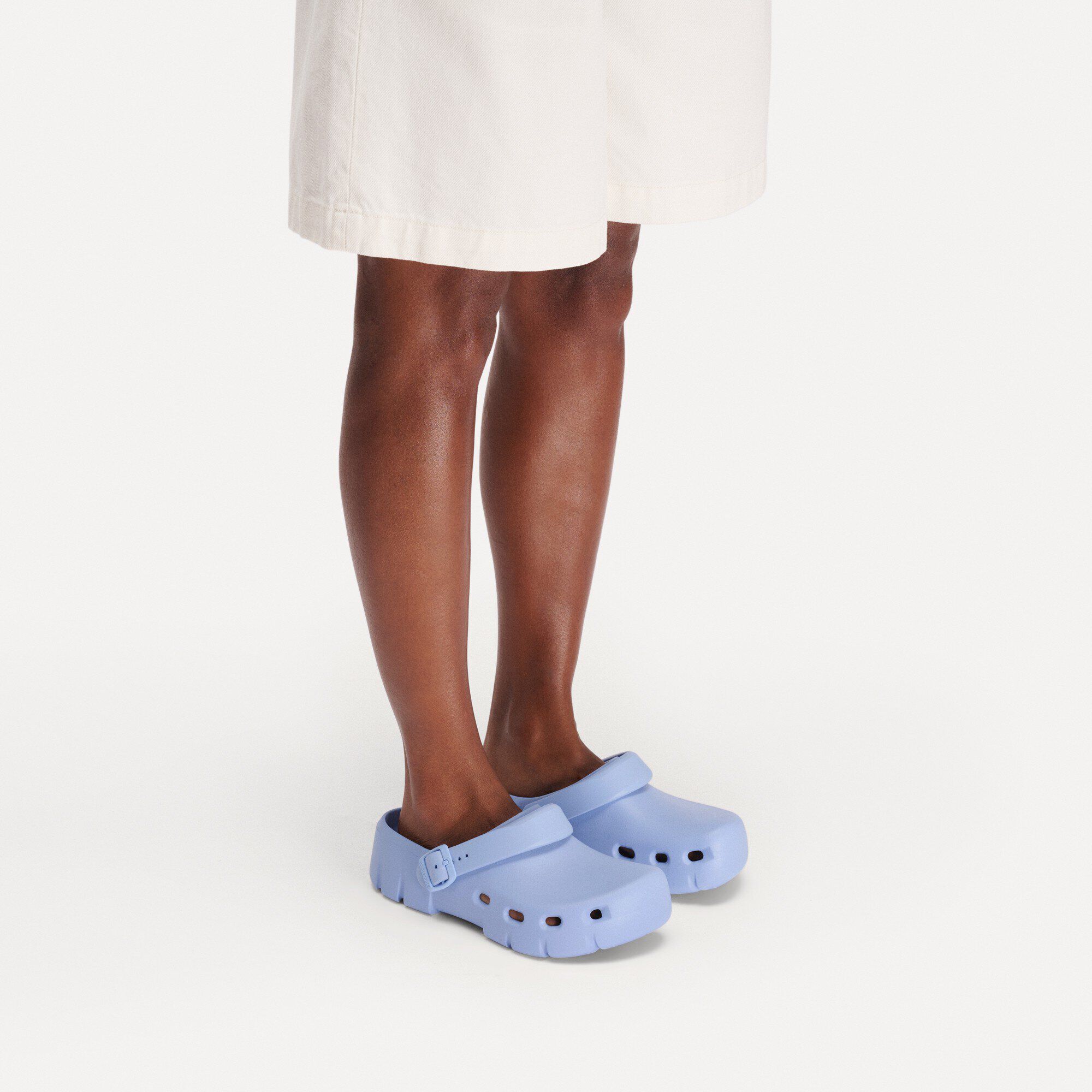 Birki Flow EVA with a female model