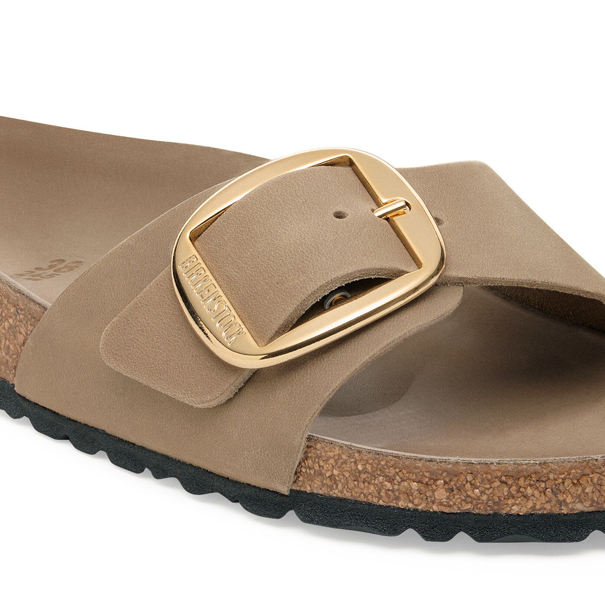 Madrid Big Buckle Natural Leather Oiled