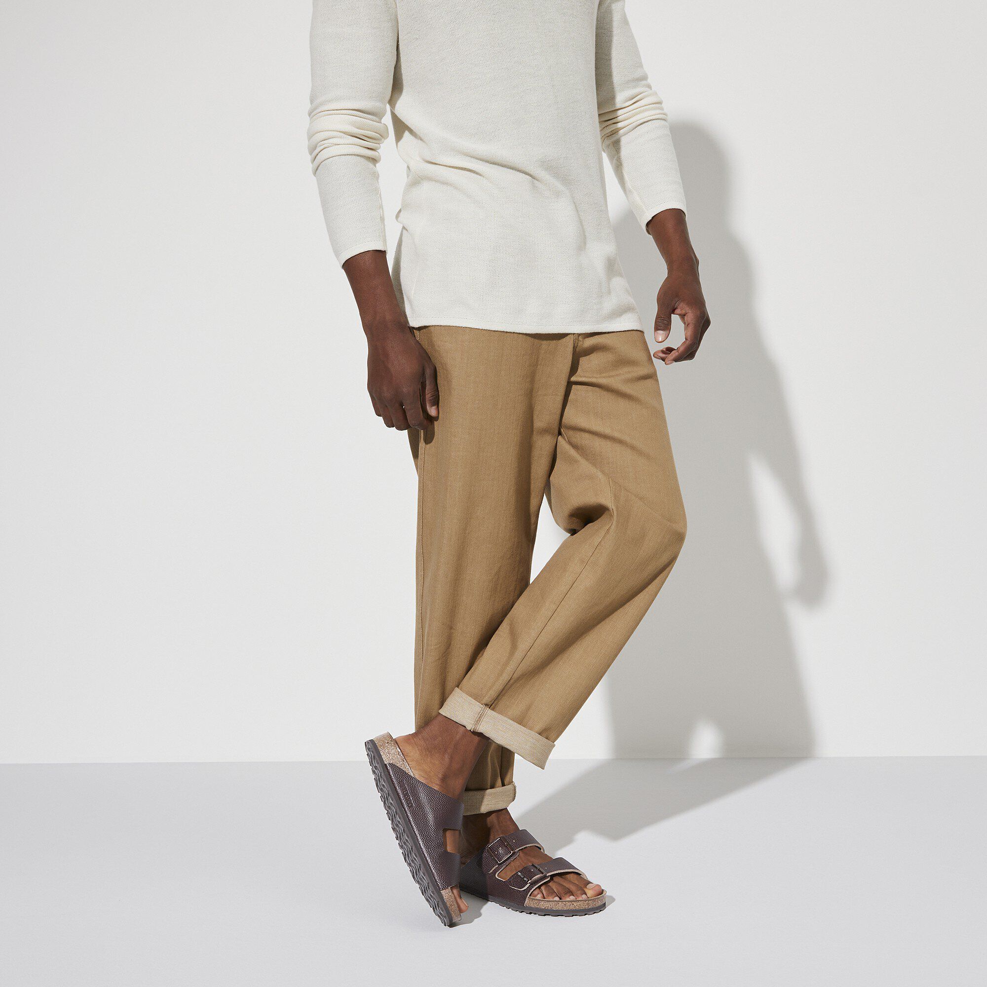   Close-up with a male model