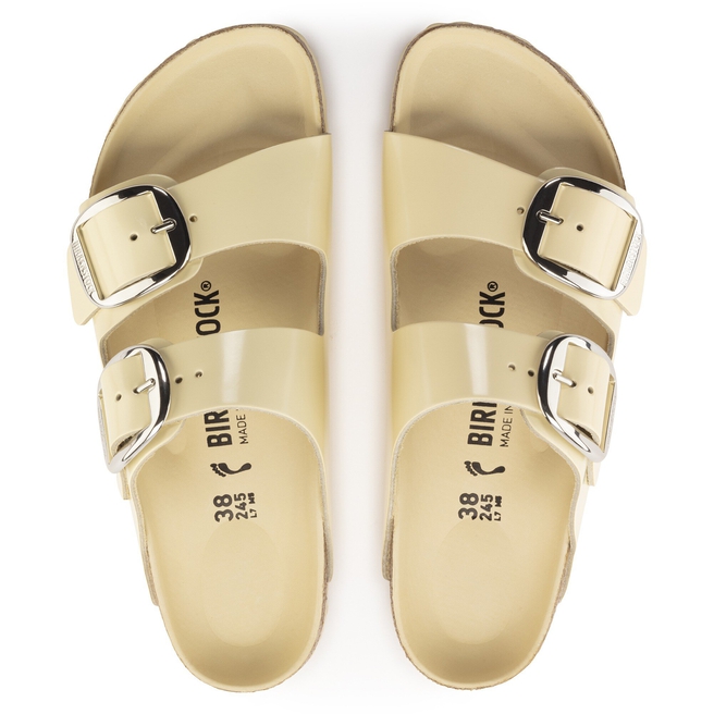 أريزونا إبزيم كبير جلد طبيعي لامع