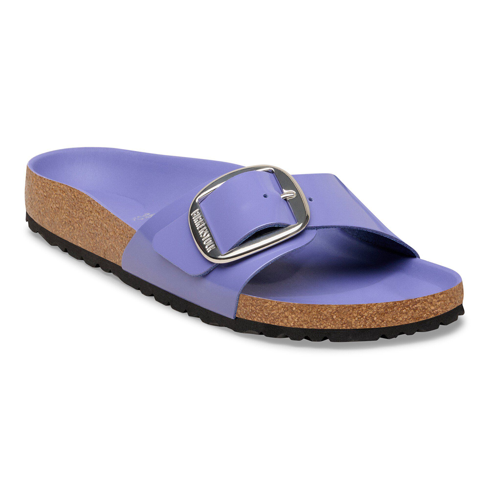 Madrid Big Buckle Natural Leather Patent - main image