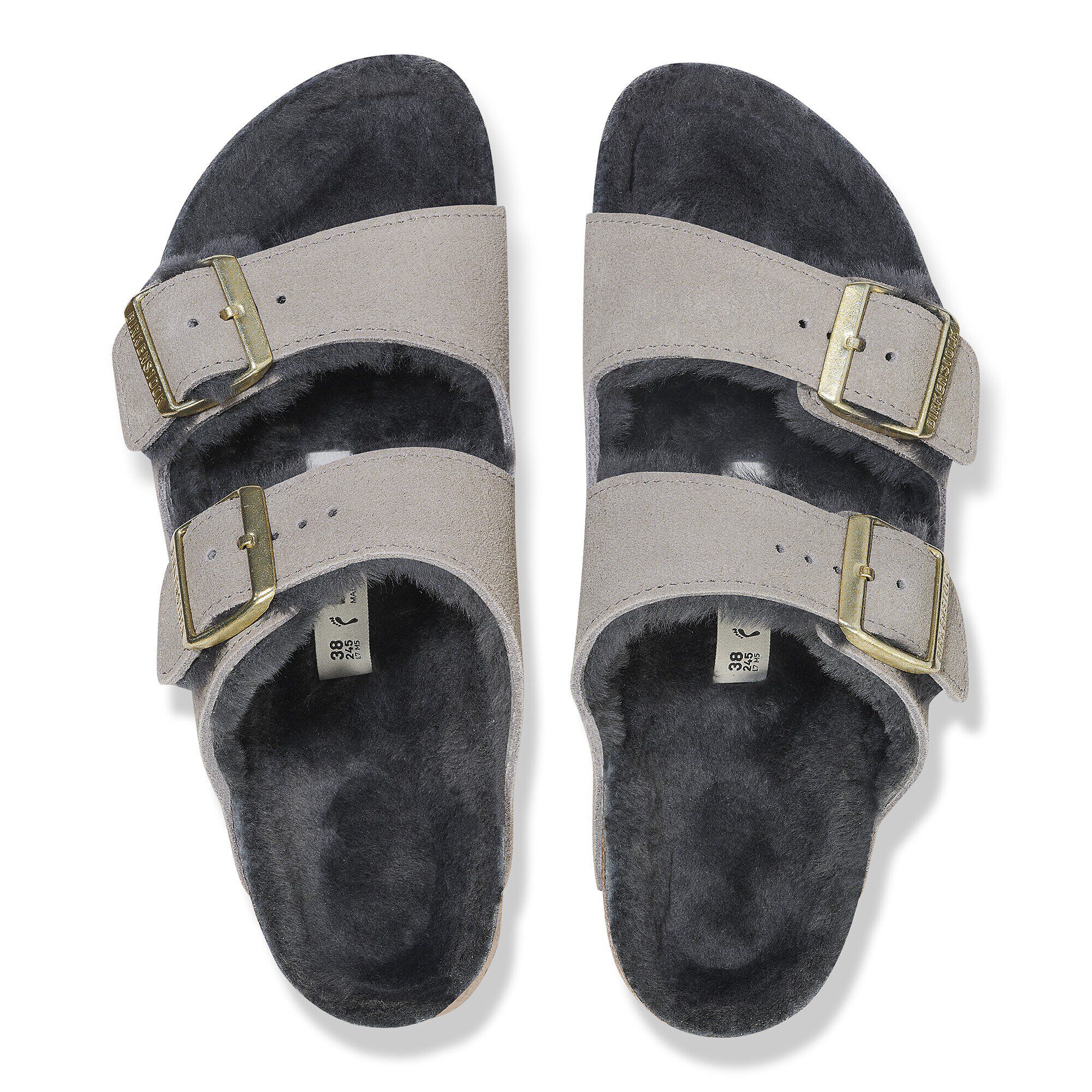 Arizona Shearling Suede Leather