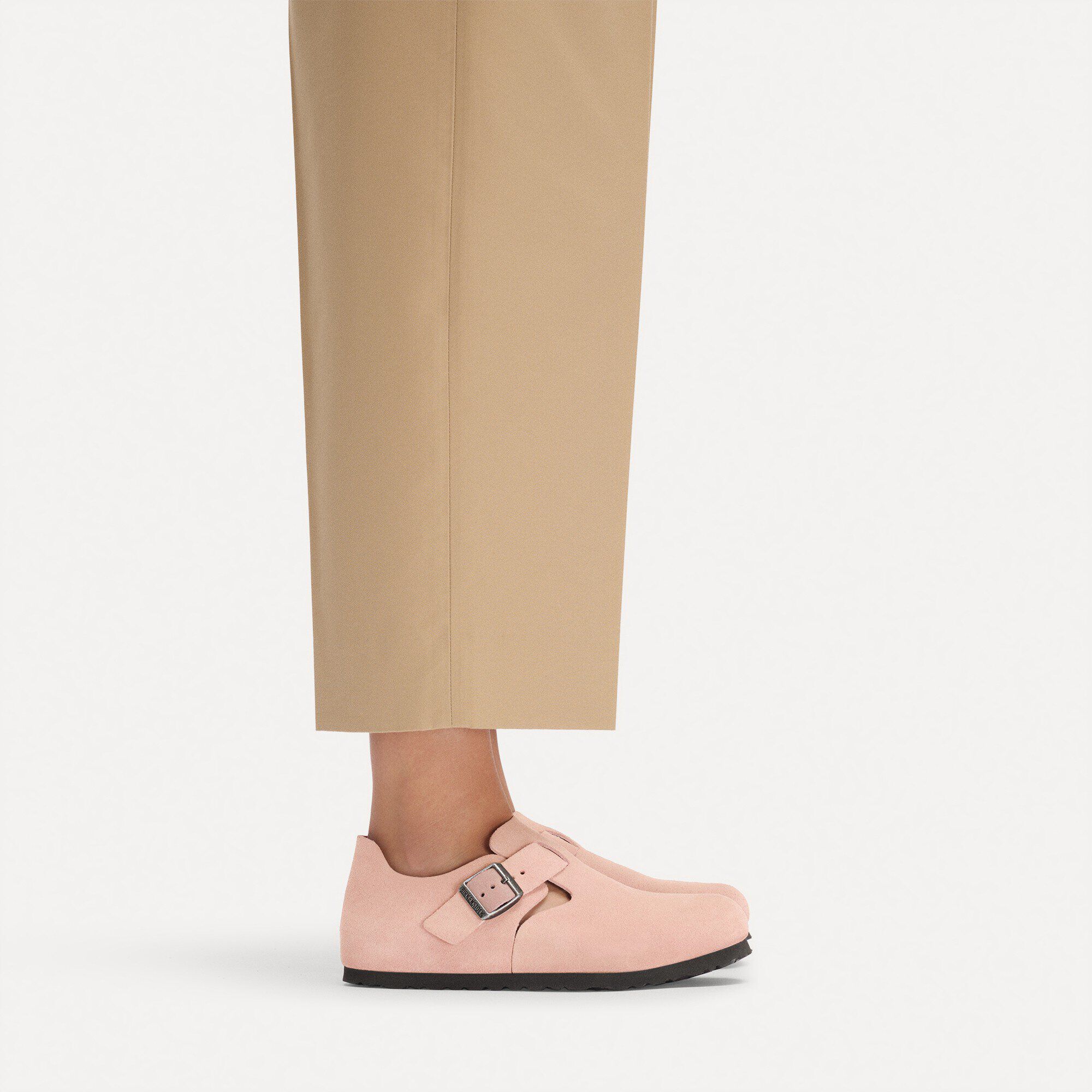 London Suede Leather with a female model