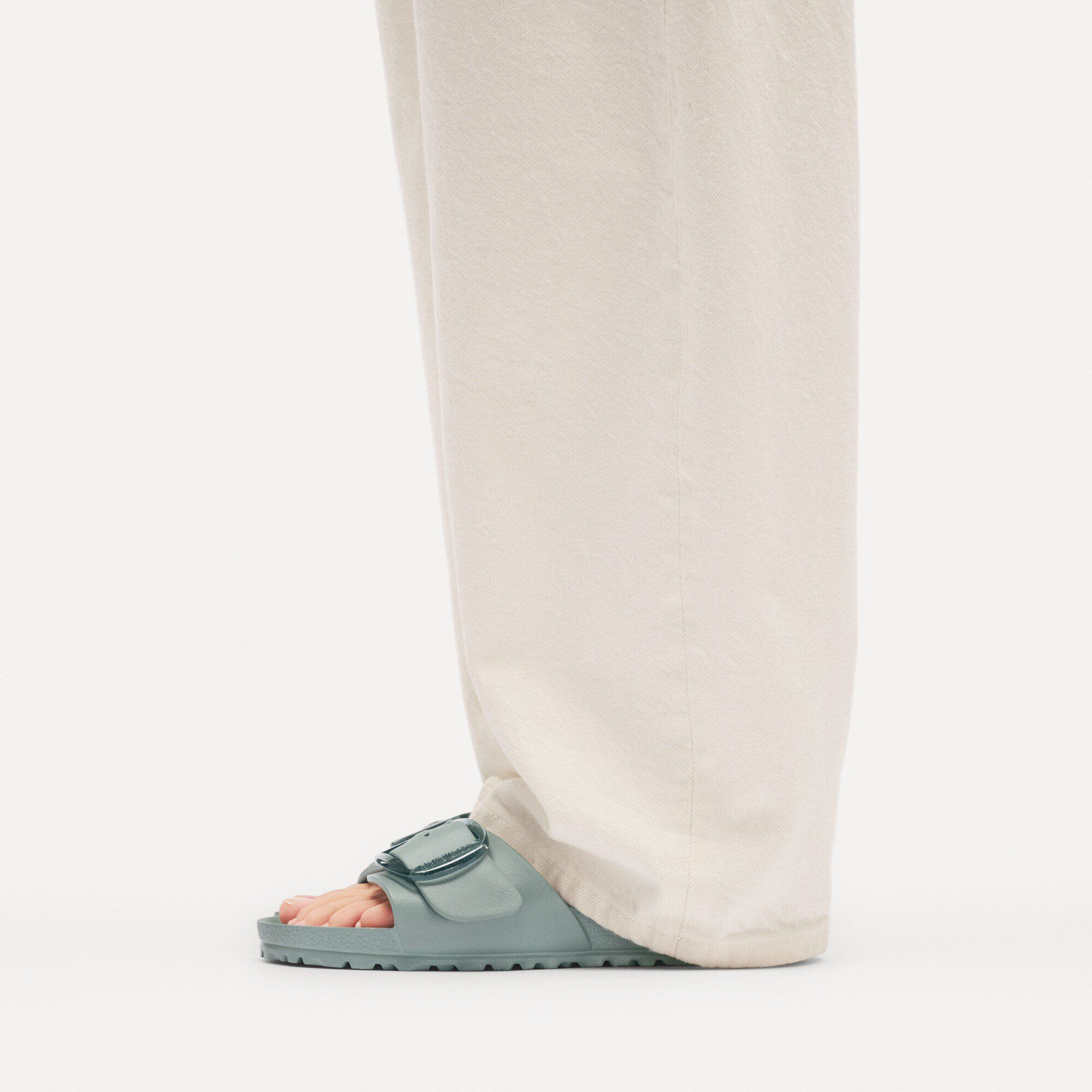 Madrid Big Buckle EVA with a female model