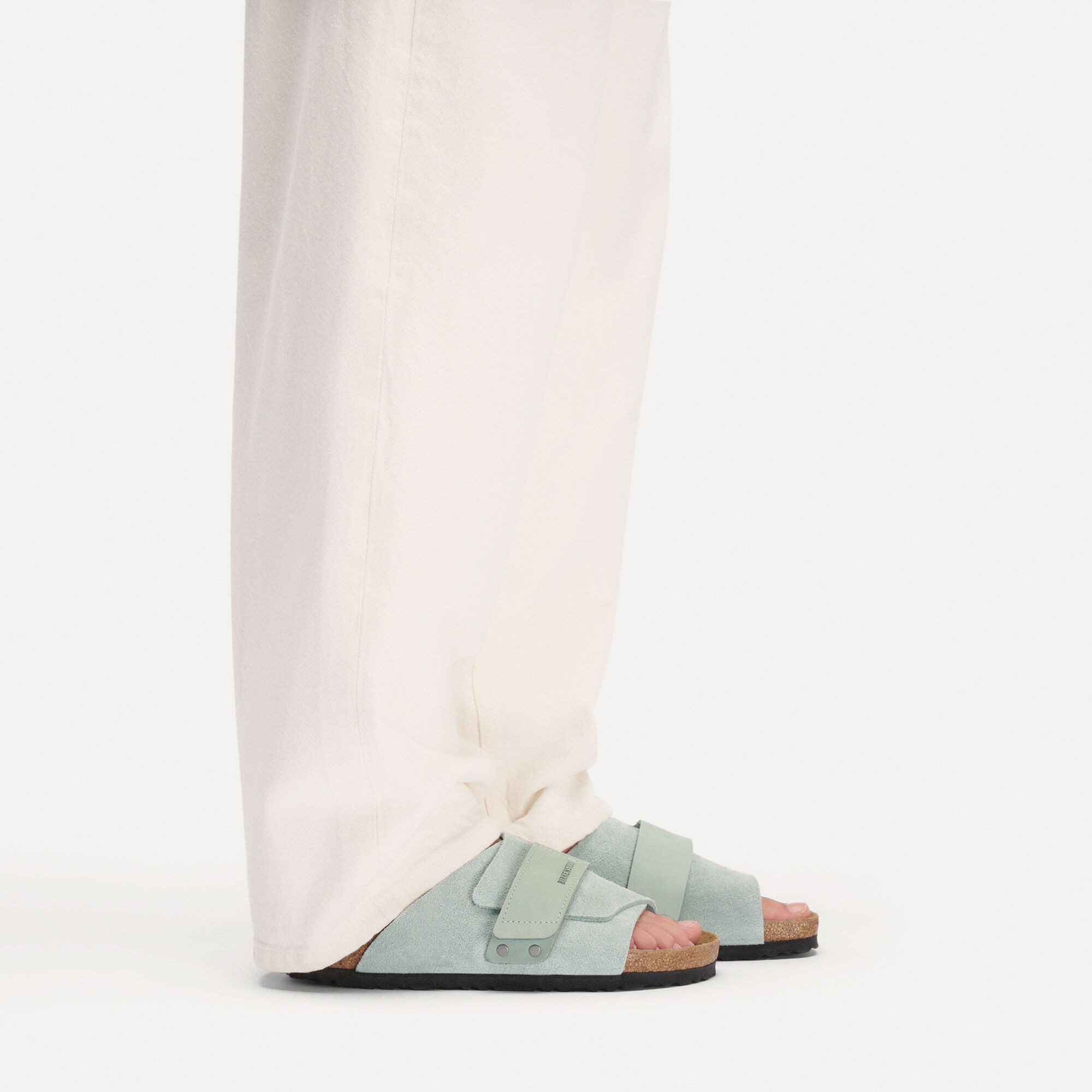 Kyoto Nubuck Leather/Suede with a female model