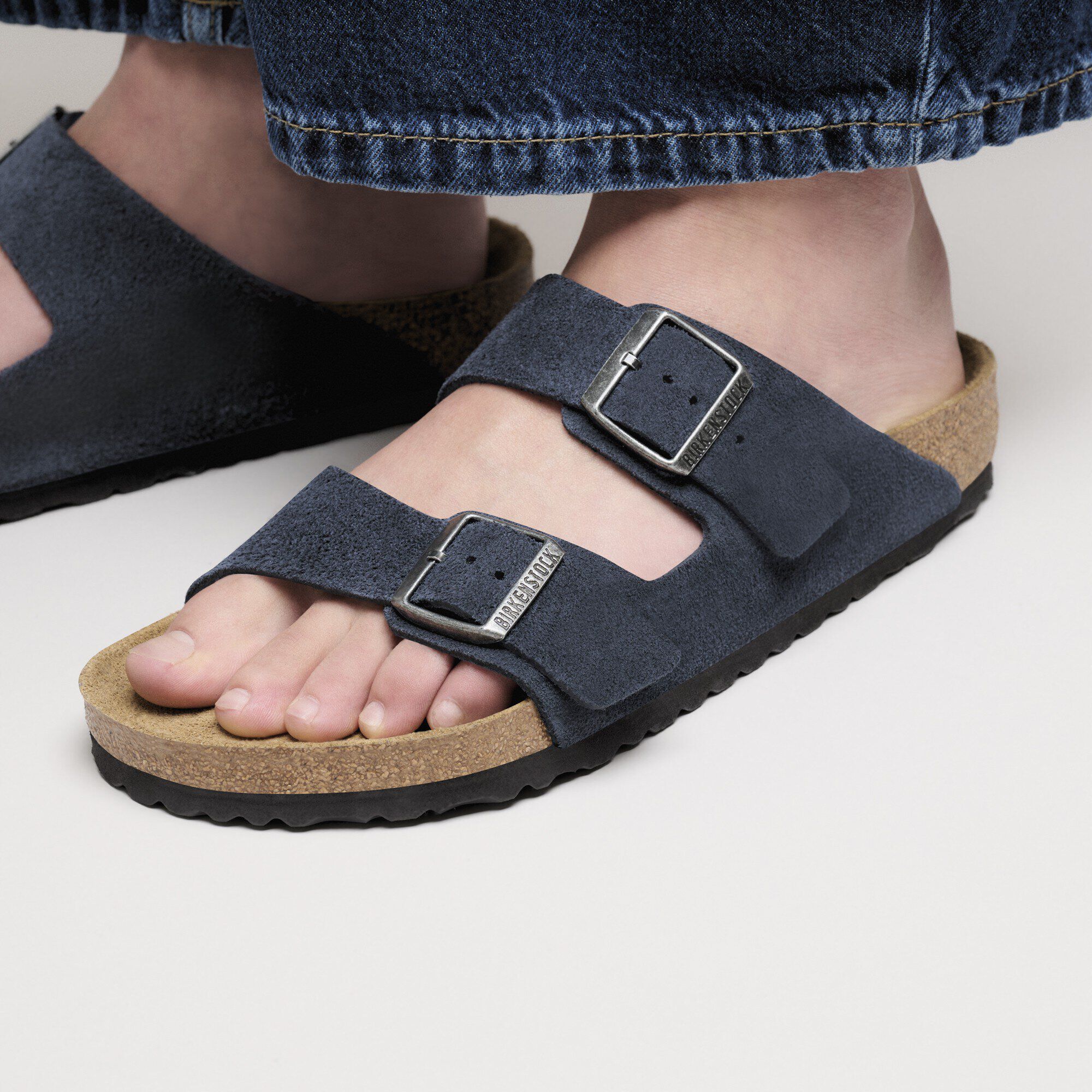 Arizona Suede Leather in Color New Navy | BIRKENSTOCK Denmark