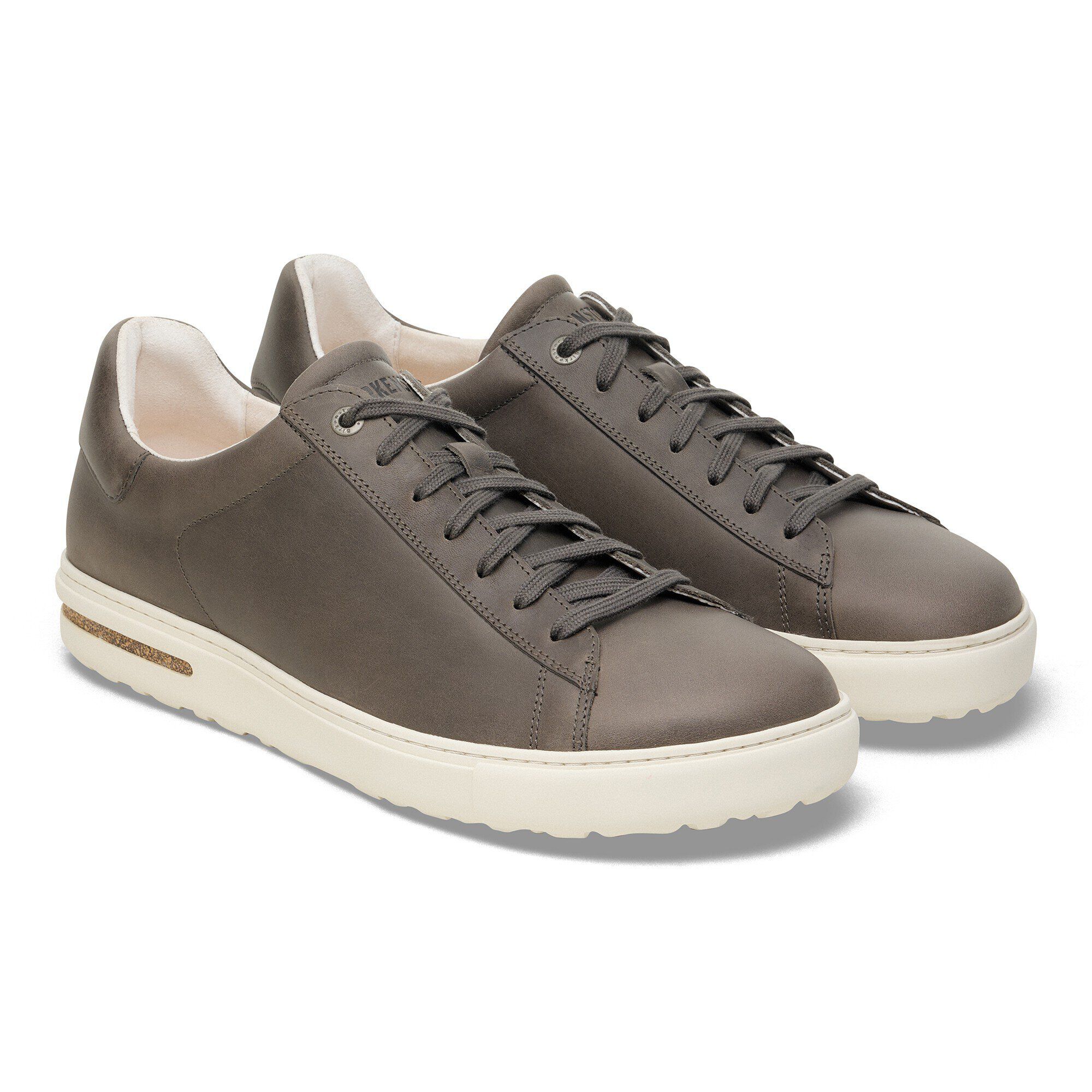 Bend Low Natural Leather in Color Iron | BIRKENSTOCK UK