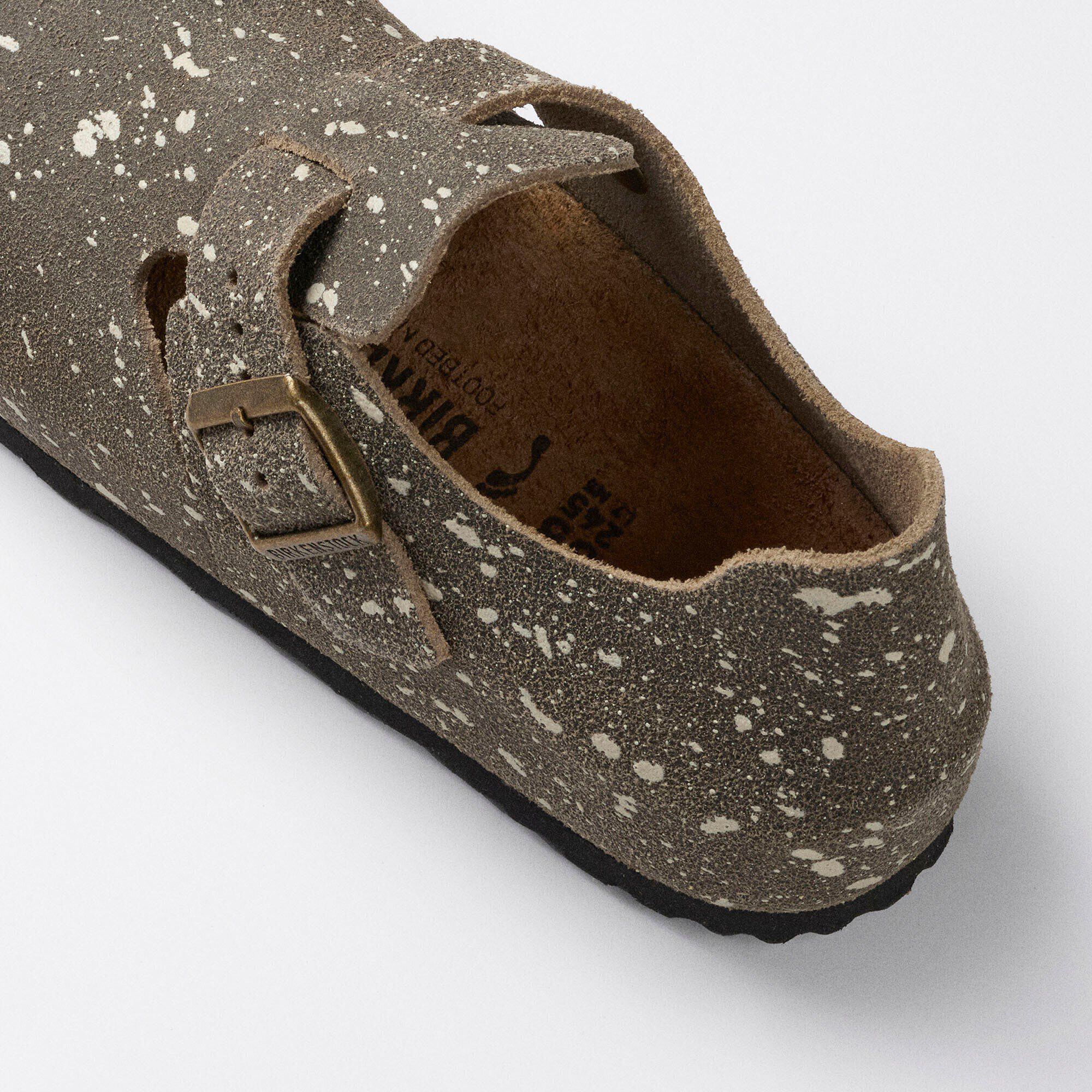 London "The Artist" Suede Leather Close-up view showing material detail