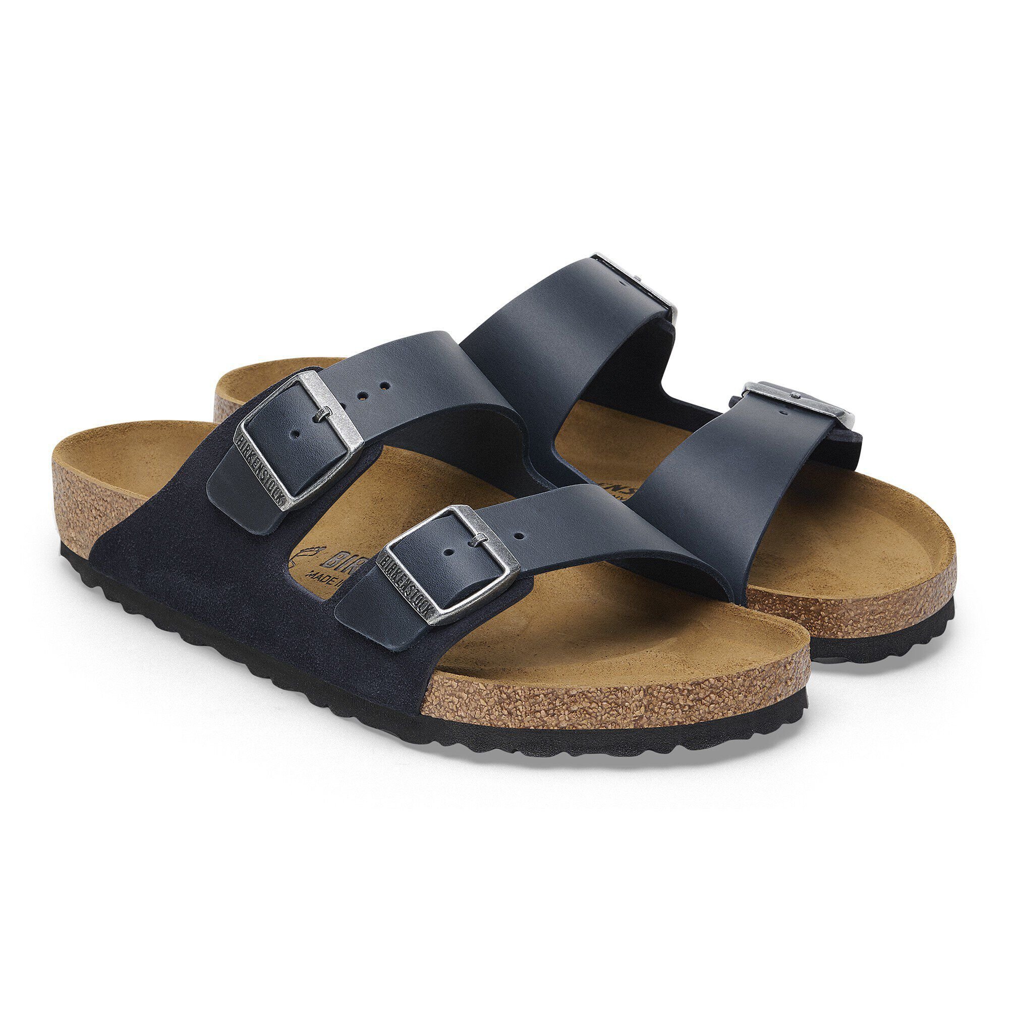 Arizona BS Mixed Leather in Color Midnight | BIRKENSTOCK UAE