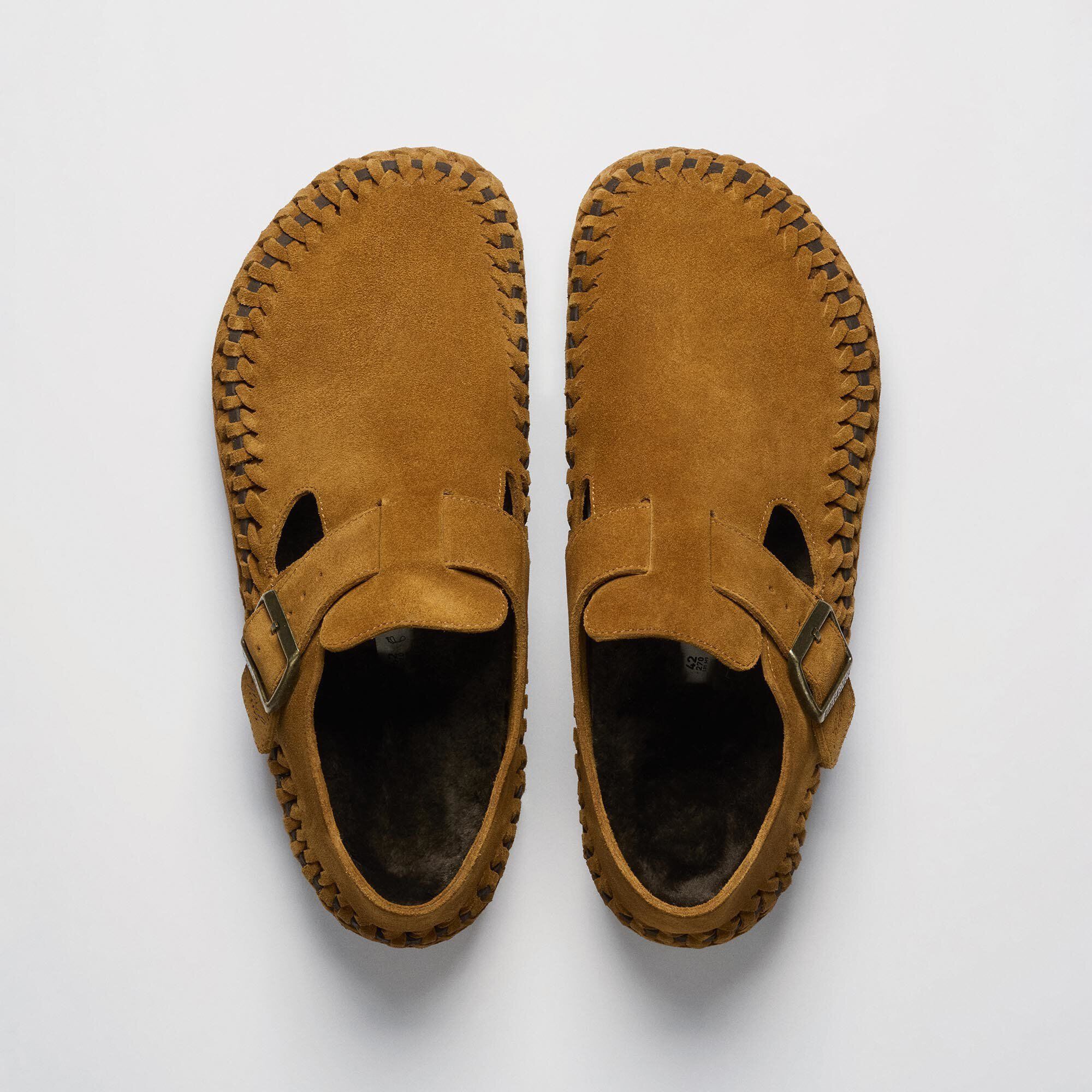 Kith London Braided Suede Leather - a side view