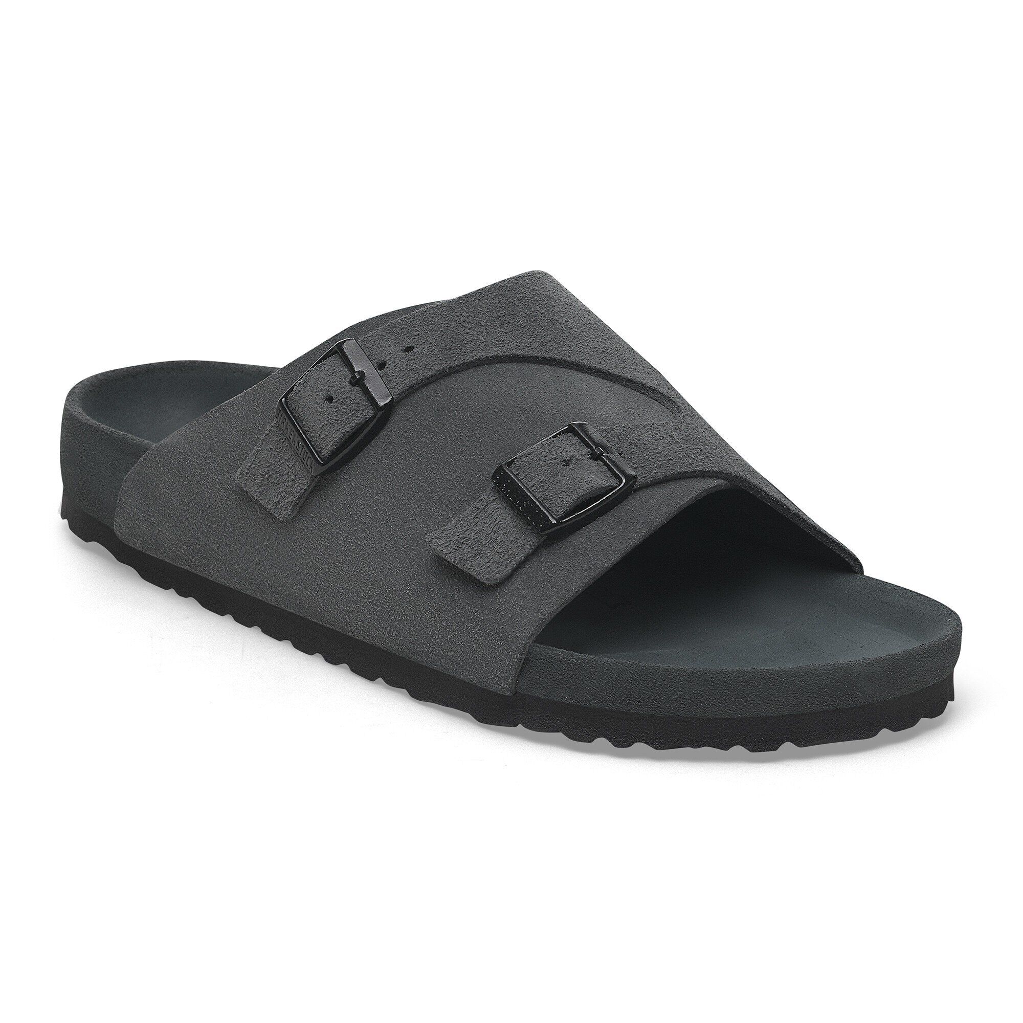 Zürich Suede Leather in Color Allover Charcoal | BIRKENSTOCK
