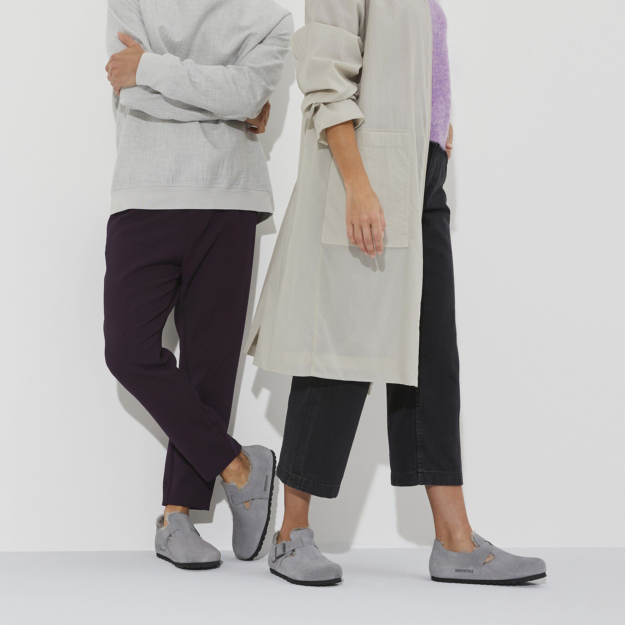 لندن شيرلينغ جلد سويدي