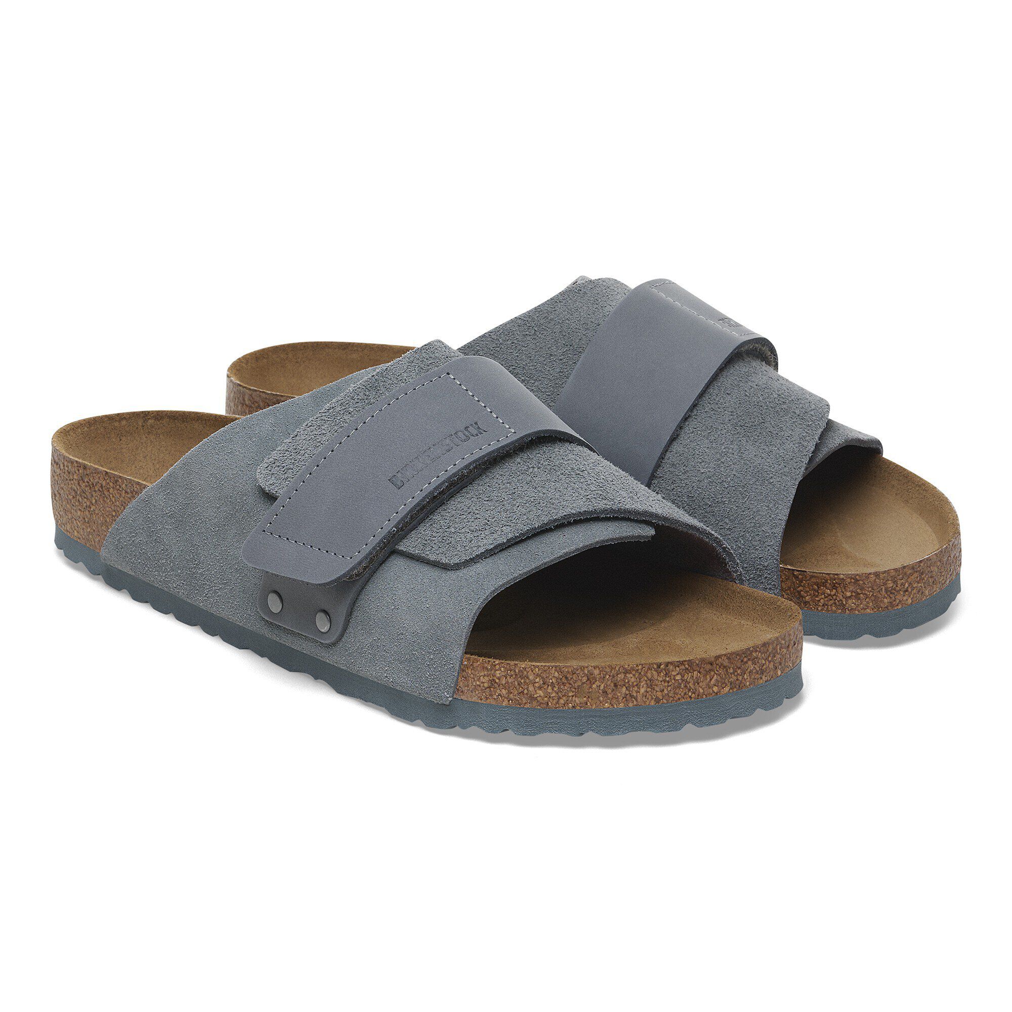 Kyoto Nubuck Leather/Suede in Basalt Gray | BIRKENSTOCK UAE
