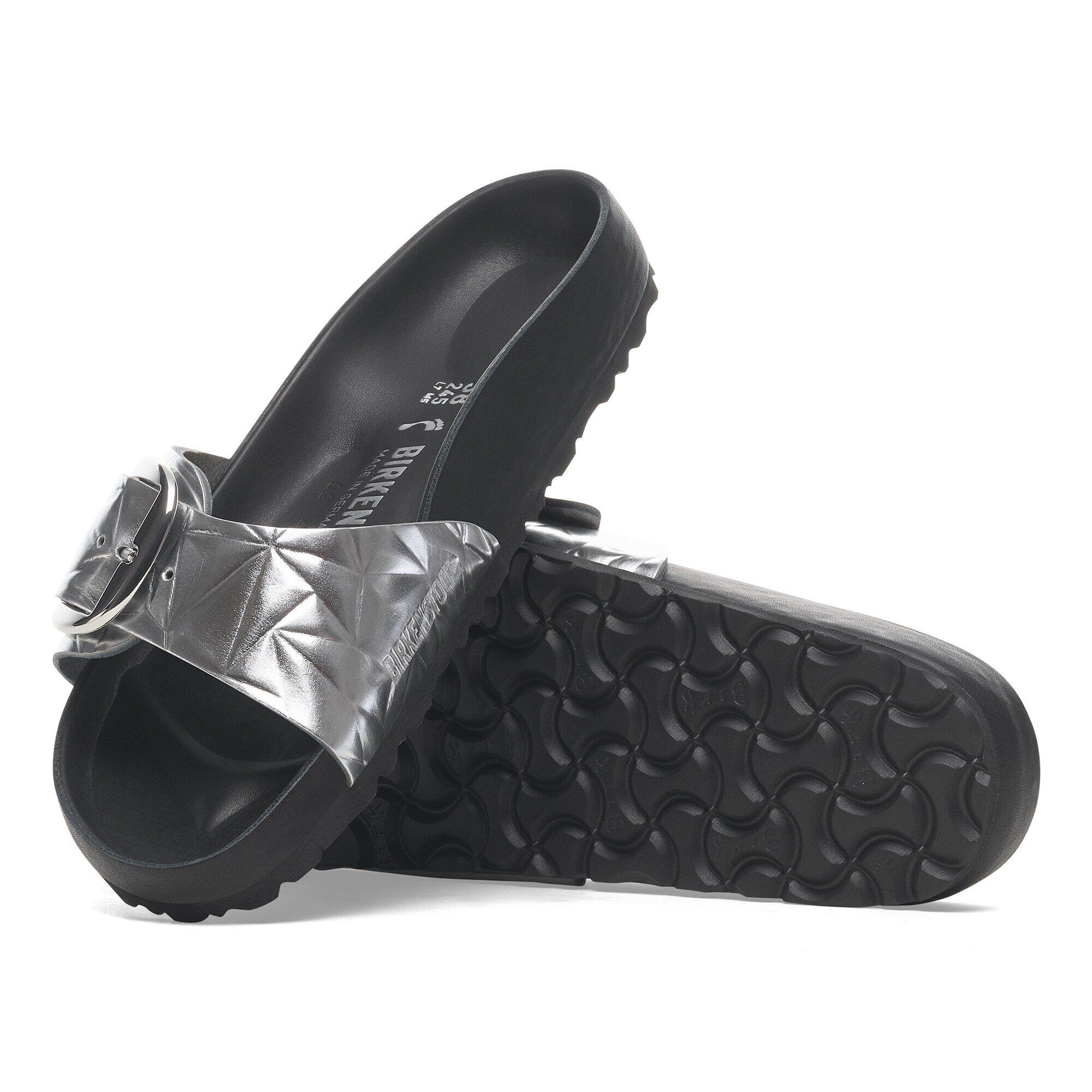 مدريد إبزيم كبير جلد طبيعي