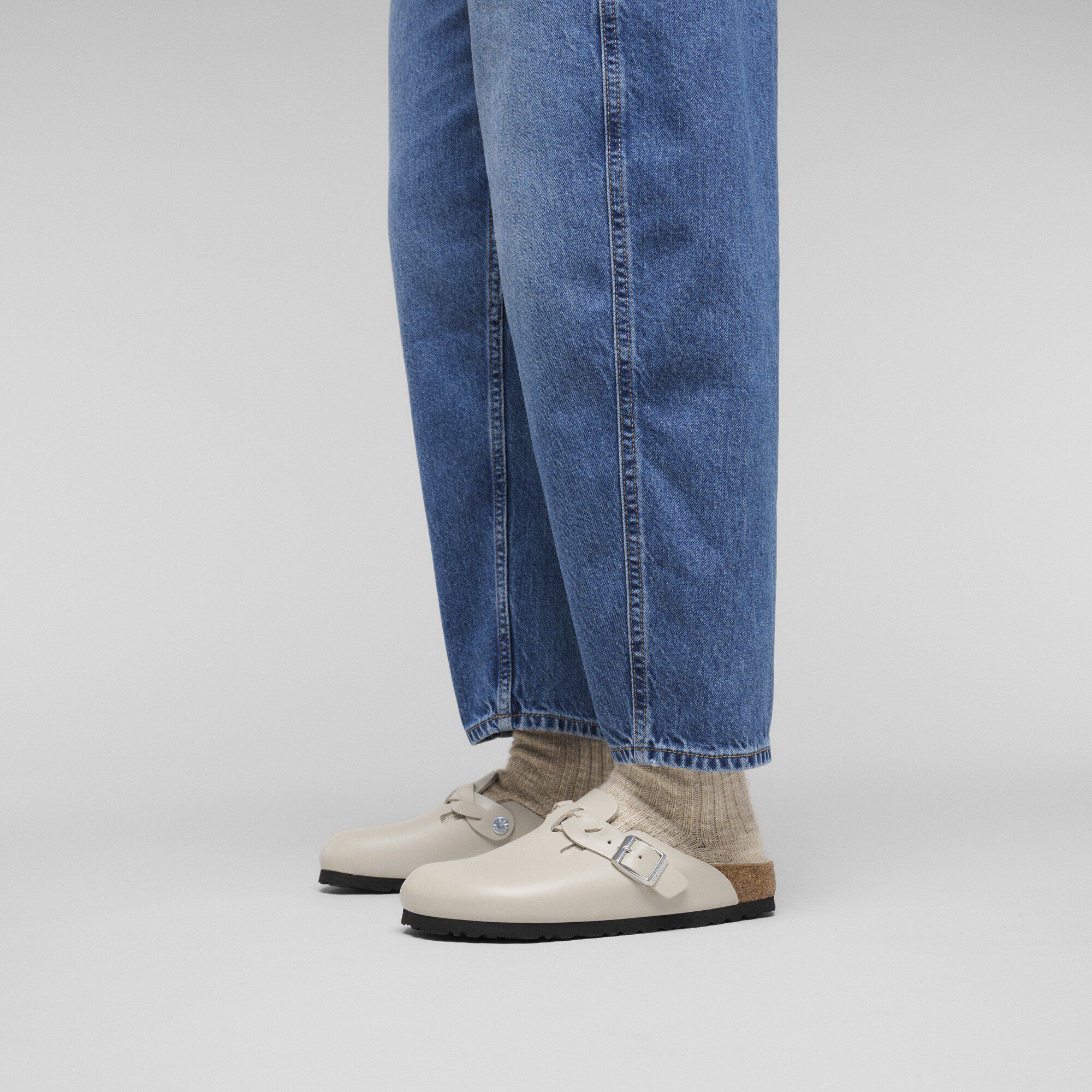 Boston Braided Natural Leather in Color New Dressy Oyster