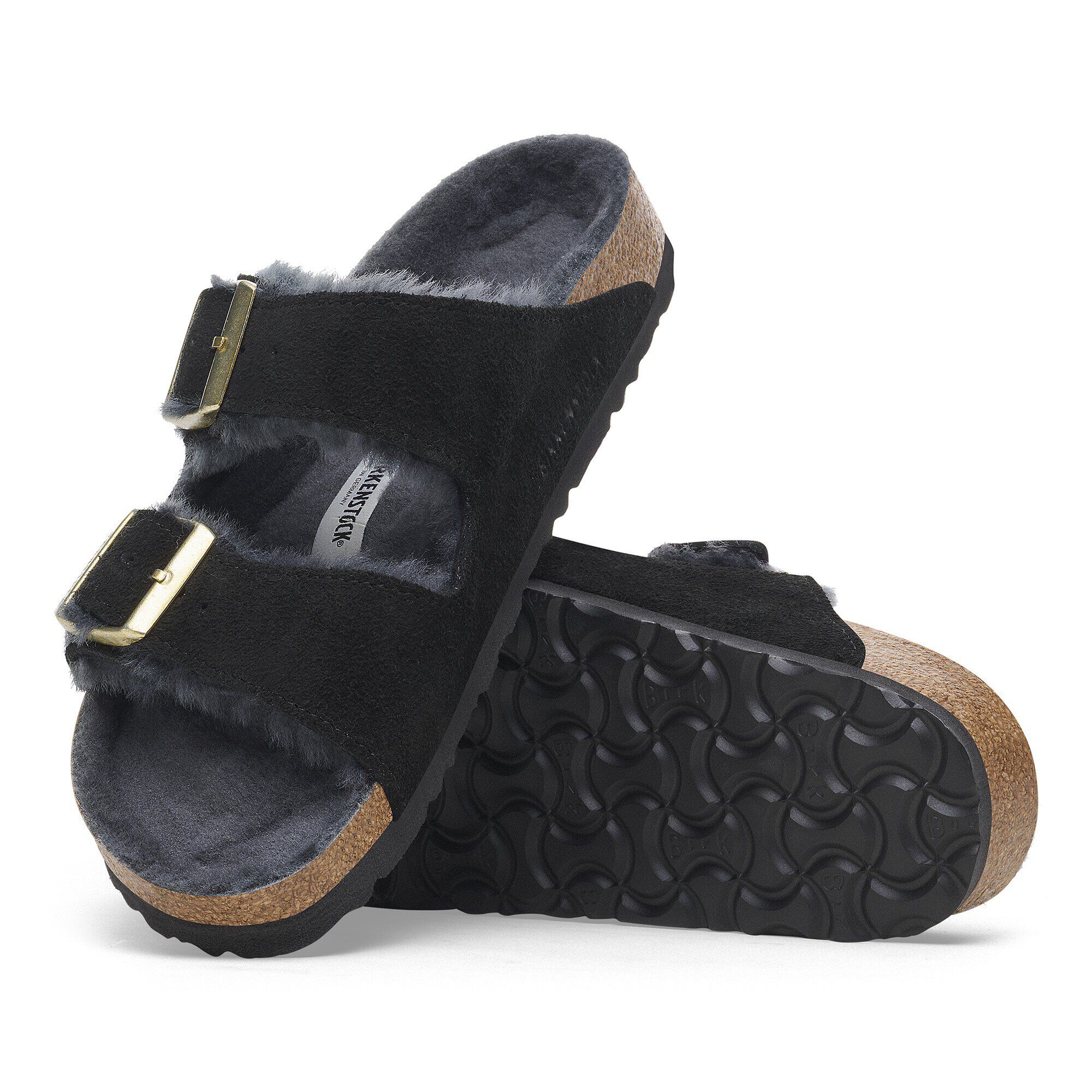 Arizona Shearling Suede Leather