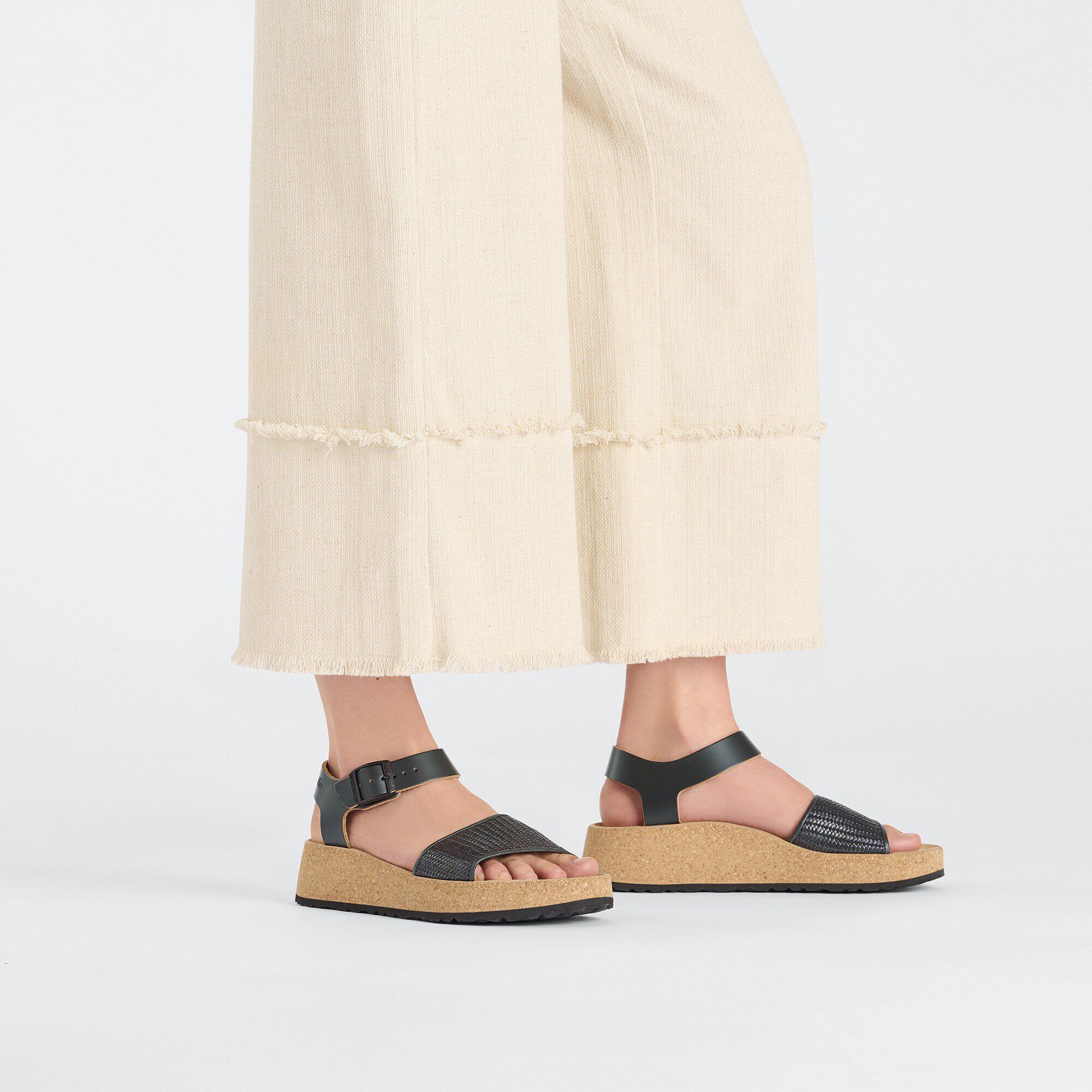 Glenda Raffia Natural Leather/Synthetics