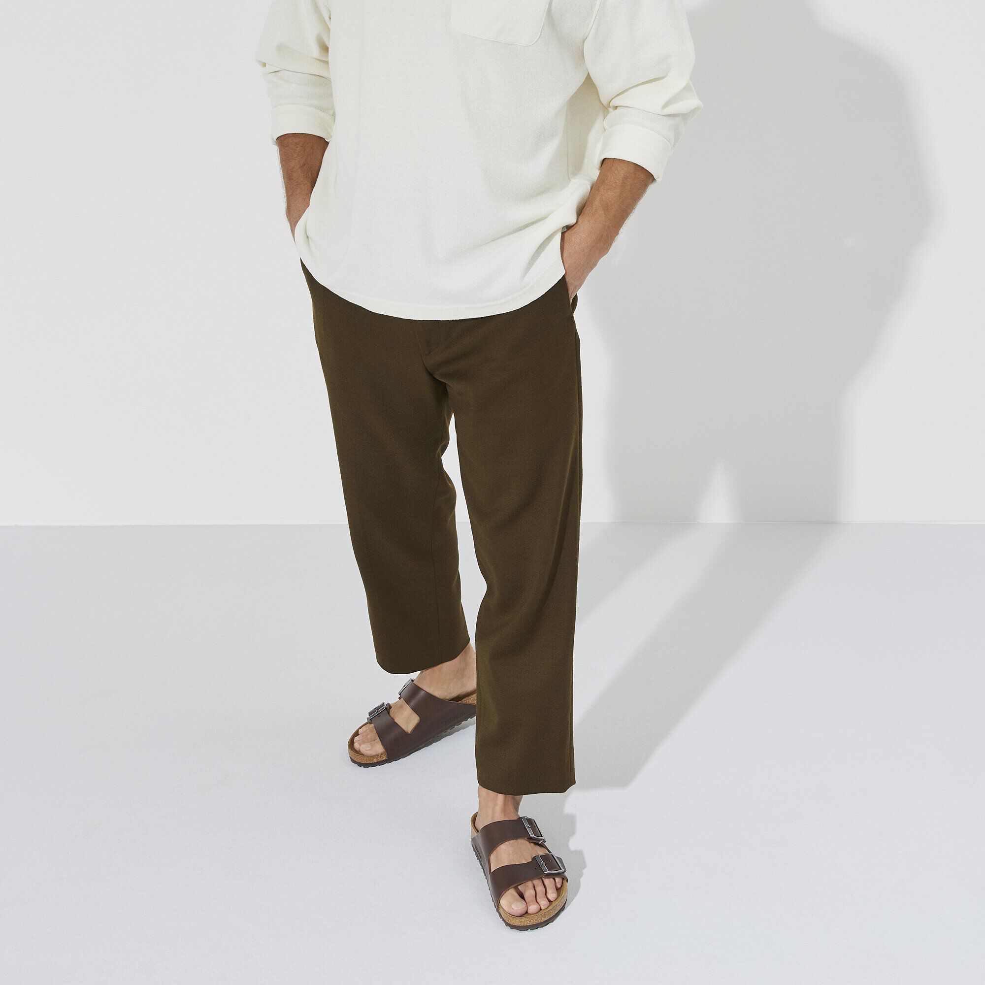   Close-up with a male model
