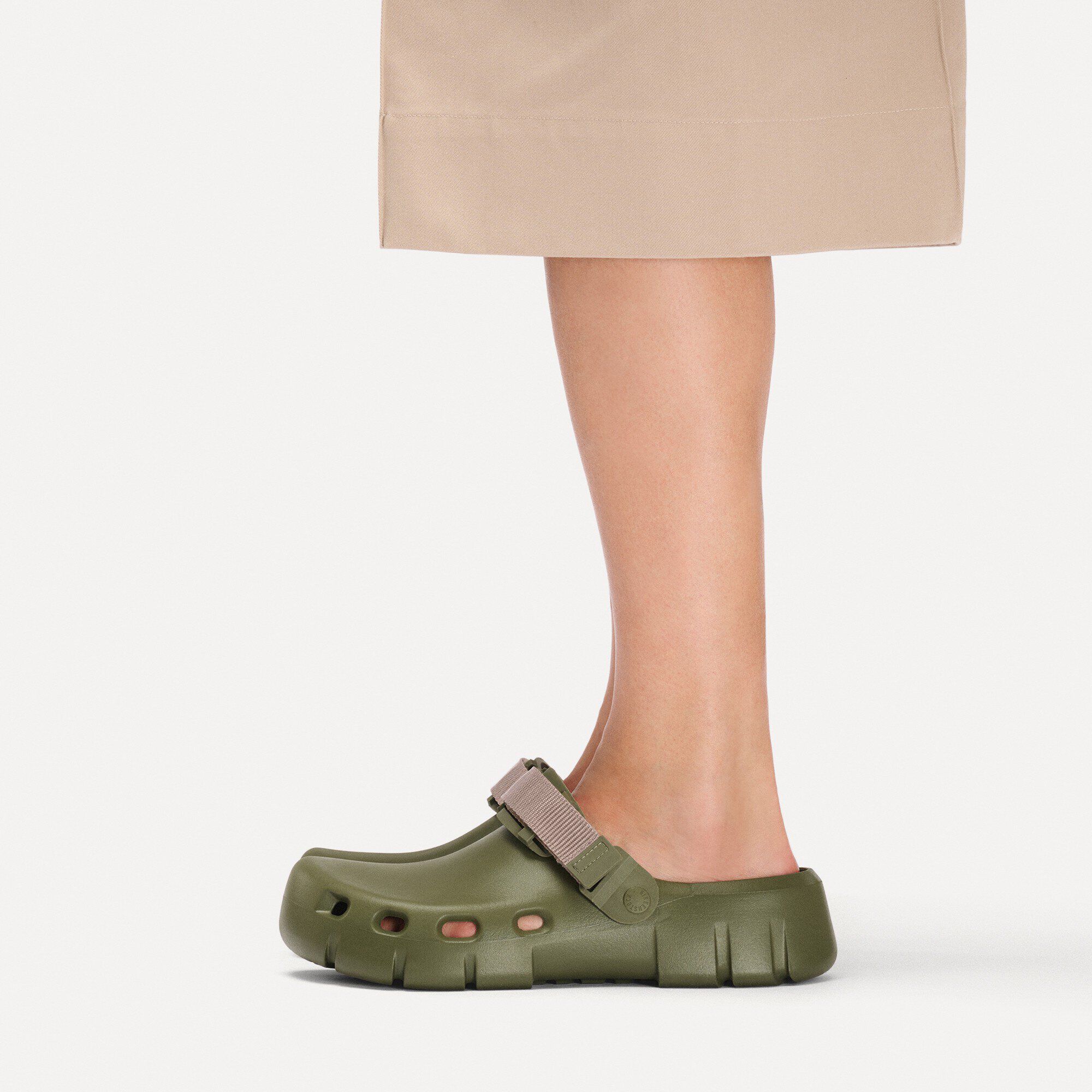 Birki Flow TEX EVA with a male model