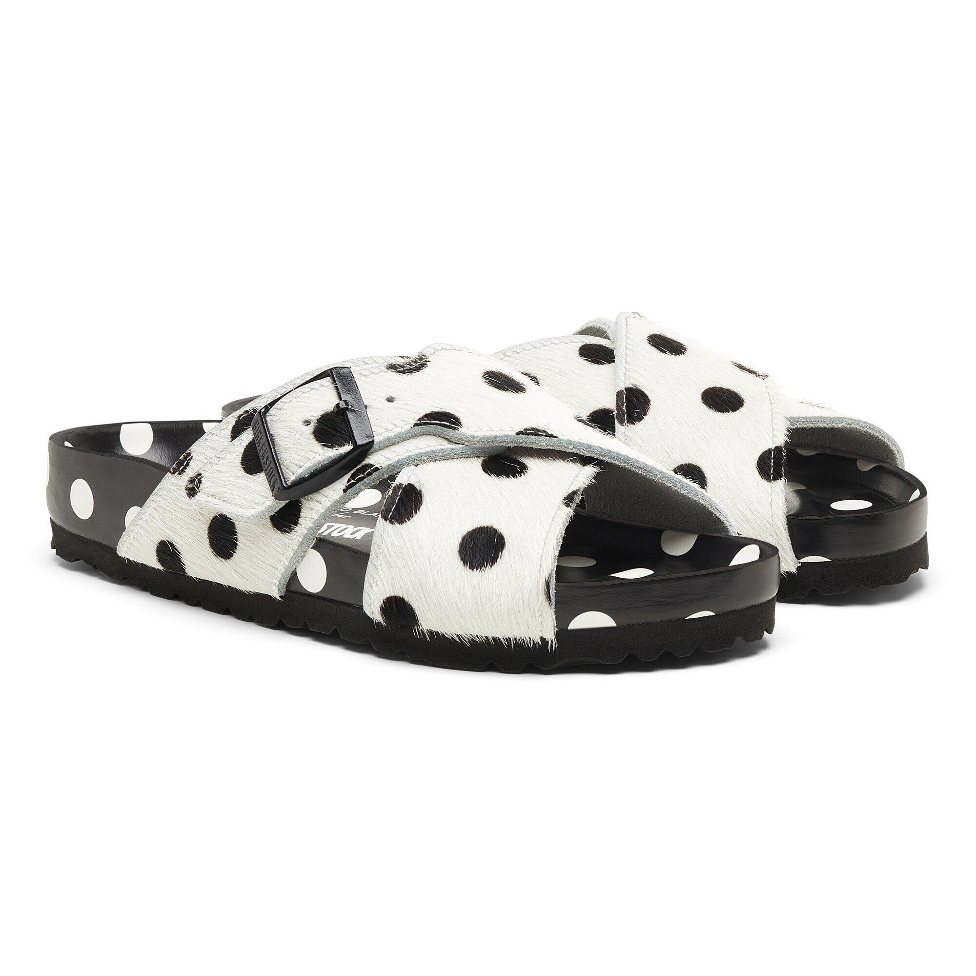 MANOLO BLAHNIK BIRKENSTOCK ドット柄サンダル 35 MANOLO BLAHNIK BIRKENSTOCK ドット柄サンダル 35
