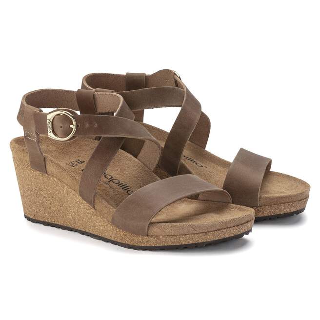 Sibyl Ring-Buckle Oiled Leather in Color Cognac BIRKENSTOCK UK