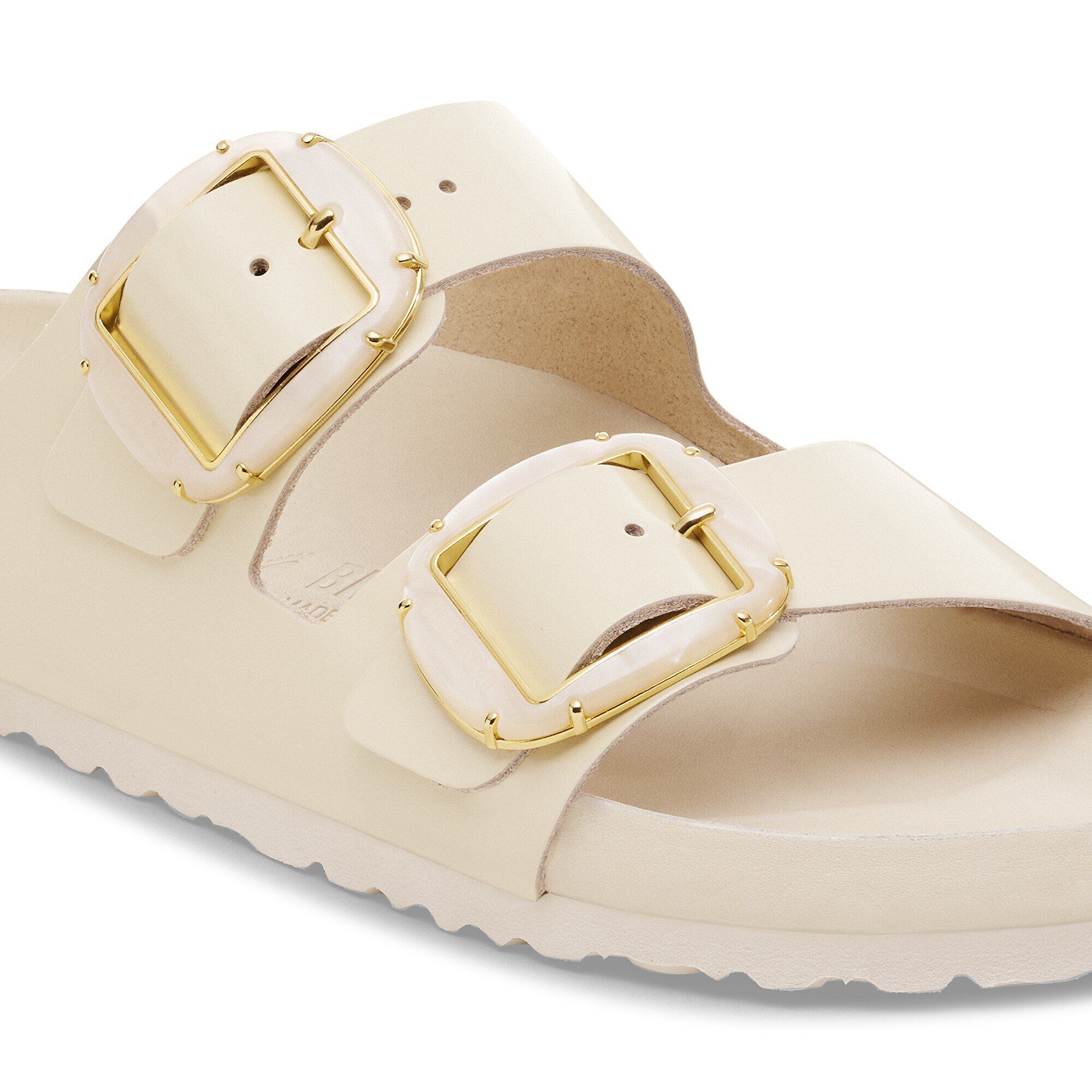 أريزونا إبزيم كبير جلد طبيعي لامع