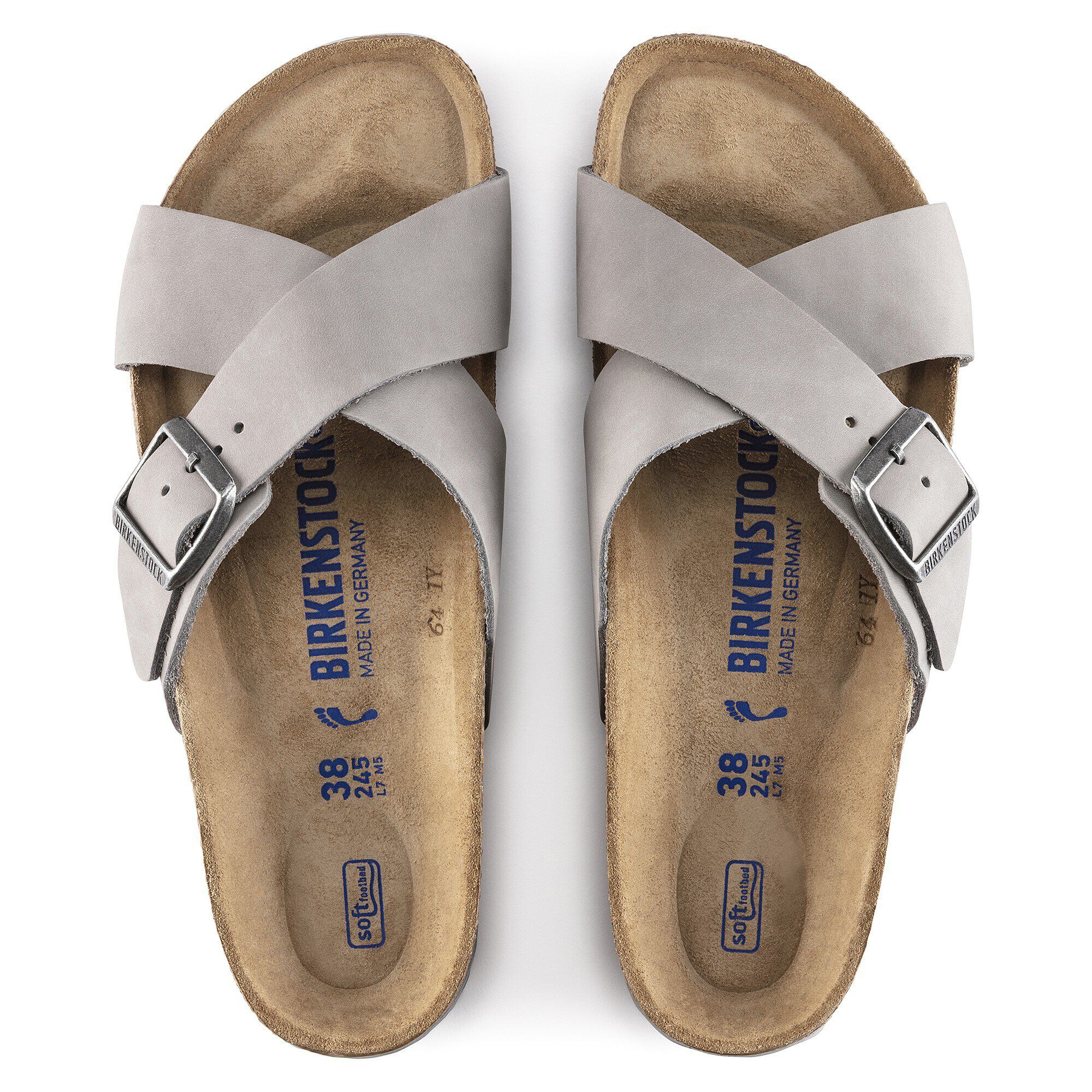 سيينا نعل ناعم جلد النوبوك