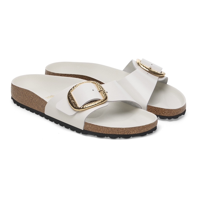 Madrid Big Buckle Natural Leather Patent Madrid Big Buckle Natural Leather Patent