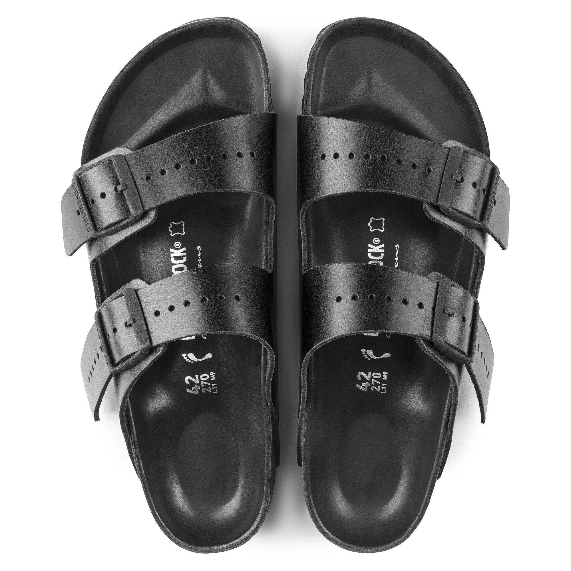 Rick Owens Arizona Smooth Leather in Color Amalfi Black