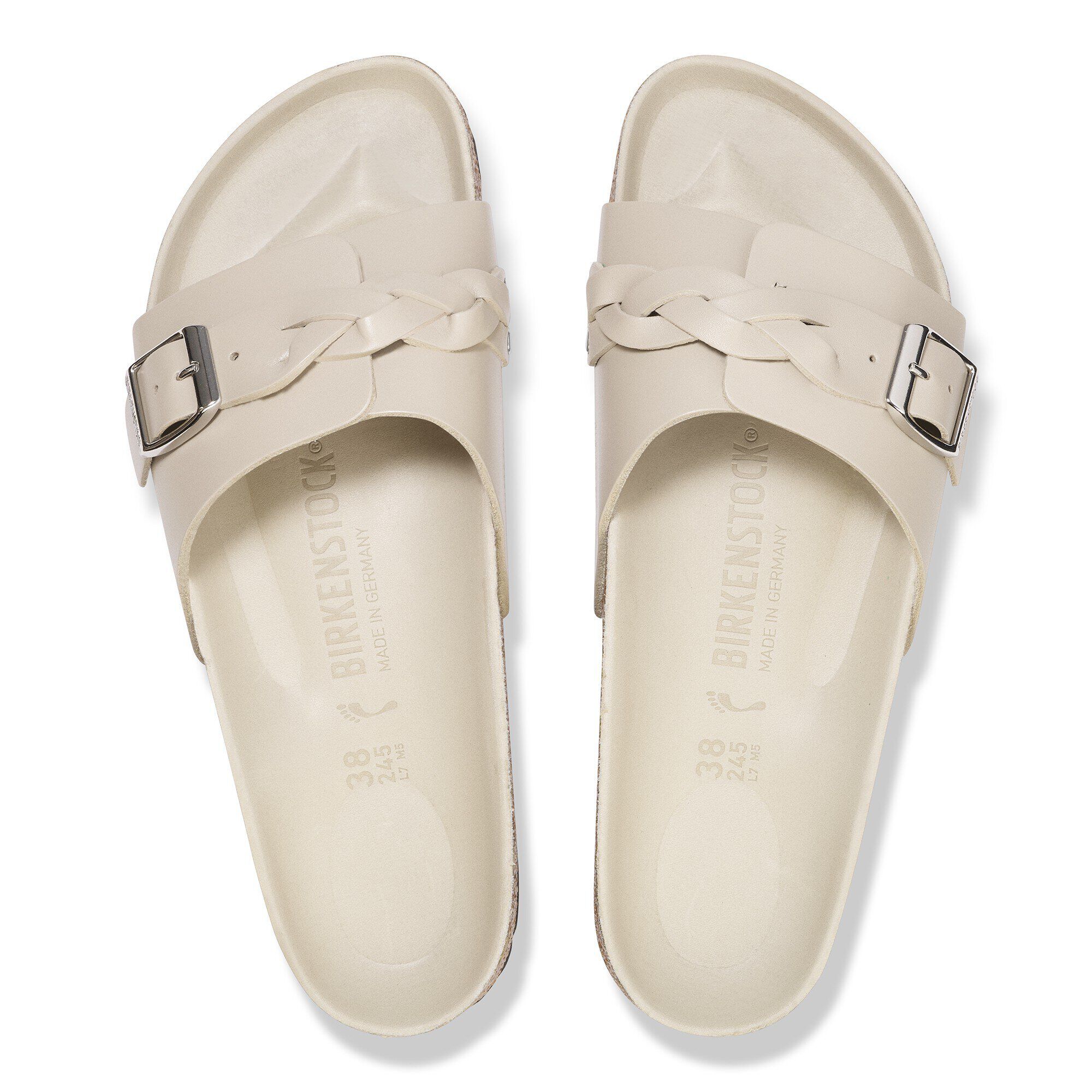 Oita Braided Naturl&aelig;der - a top view