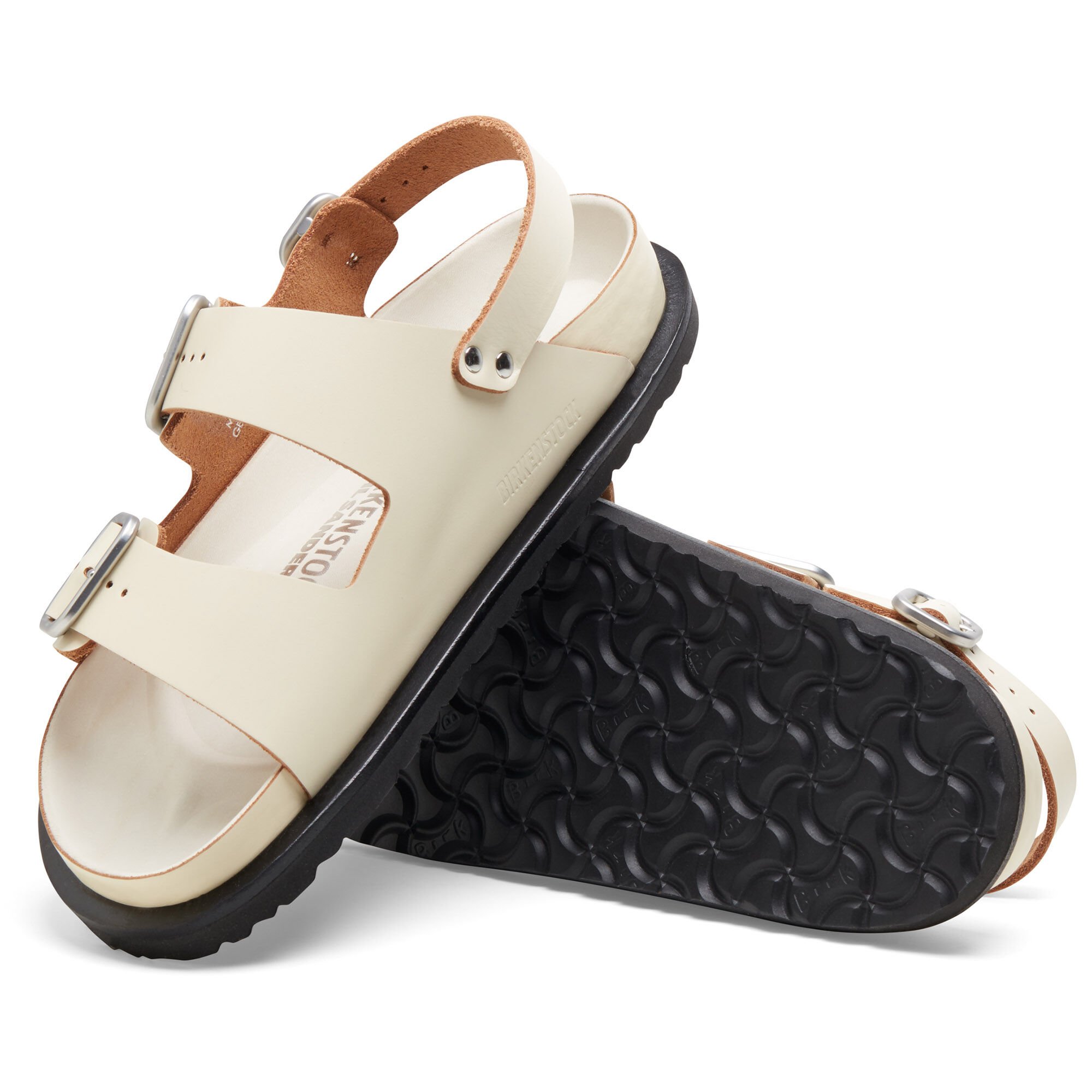 Jil Sander Milano Natural Leather in Cream | BIRKENSTOCK UAE