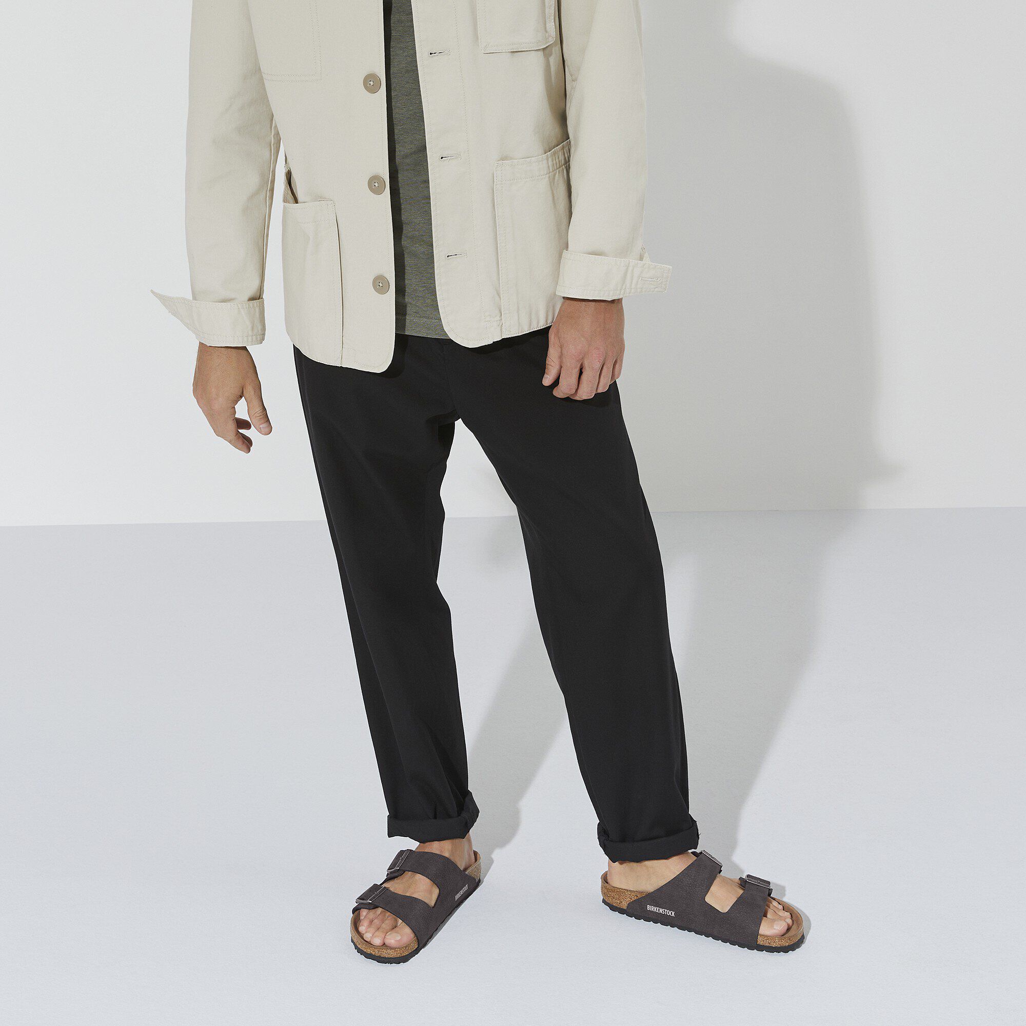   Close-up with a male model