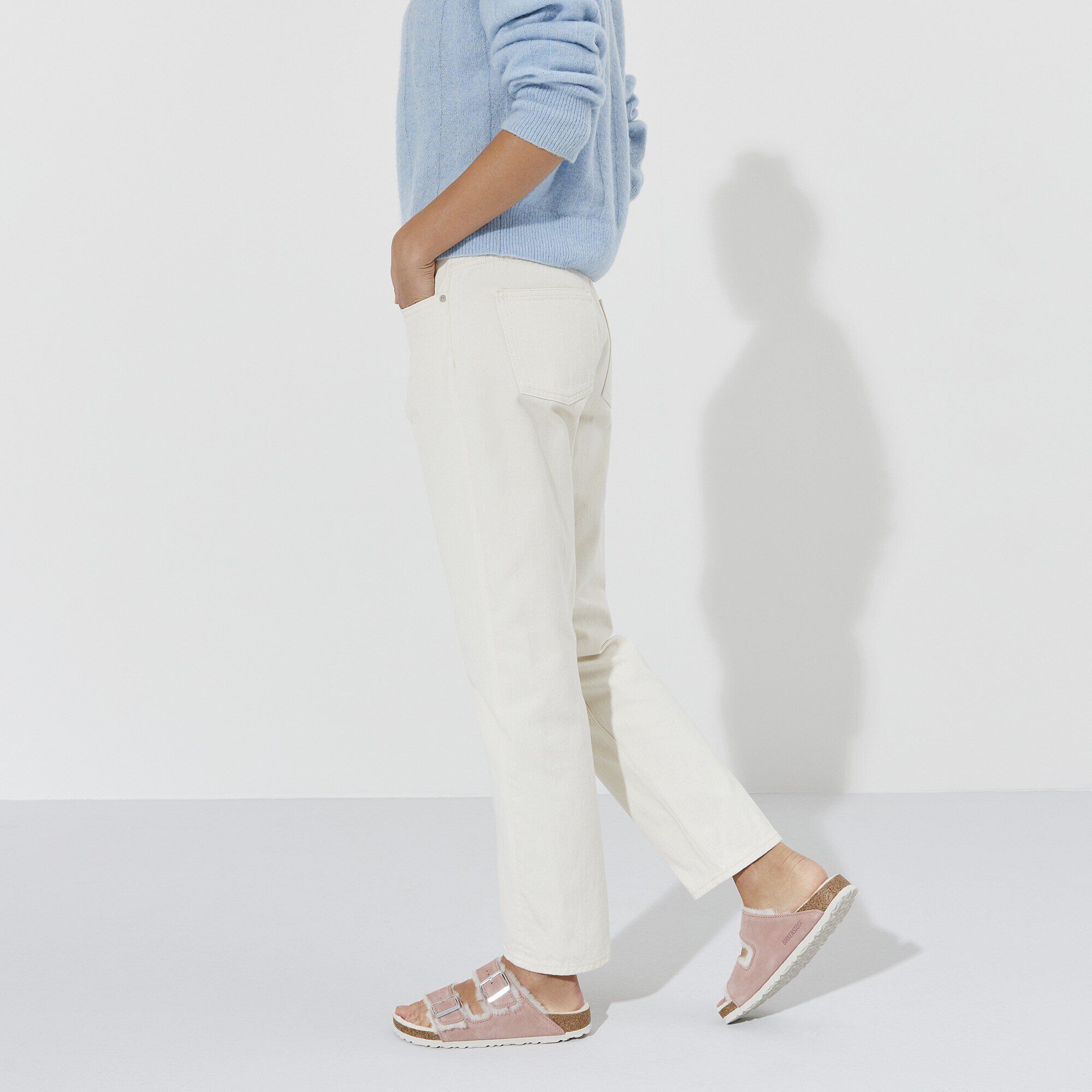 Arizona Shearling Suede Leather