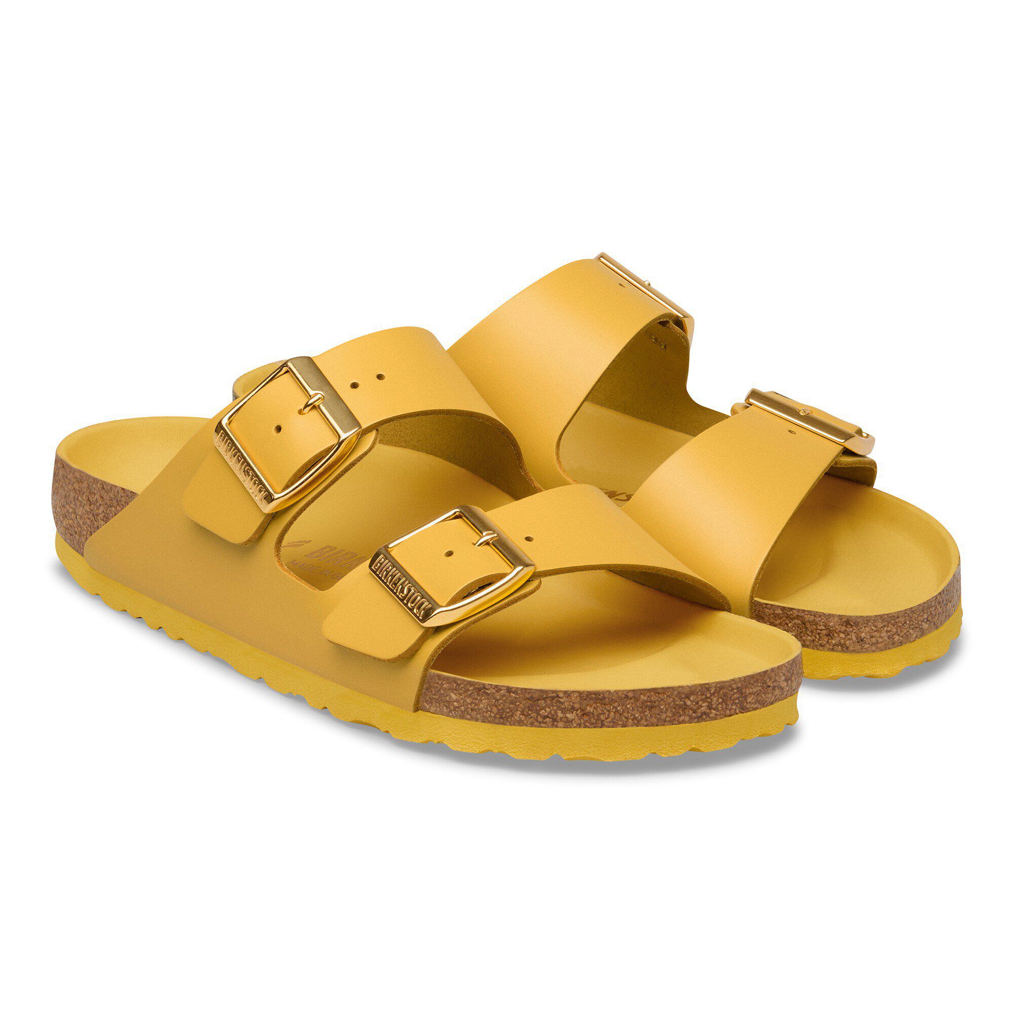 Arizona Natural Leather in Color New Dressy Ochre | BIRKENSTOCK
