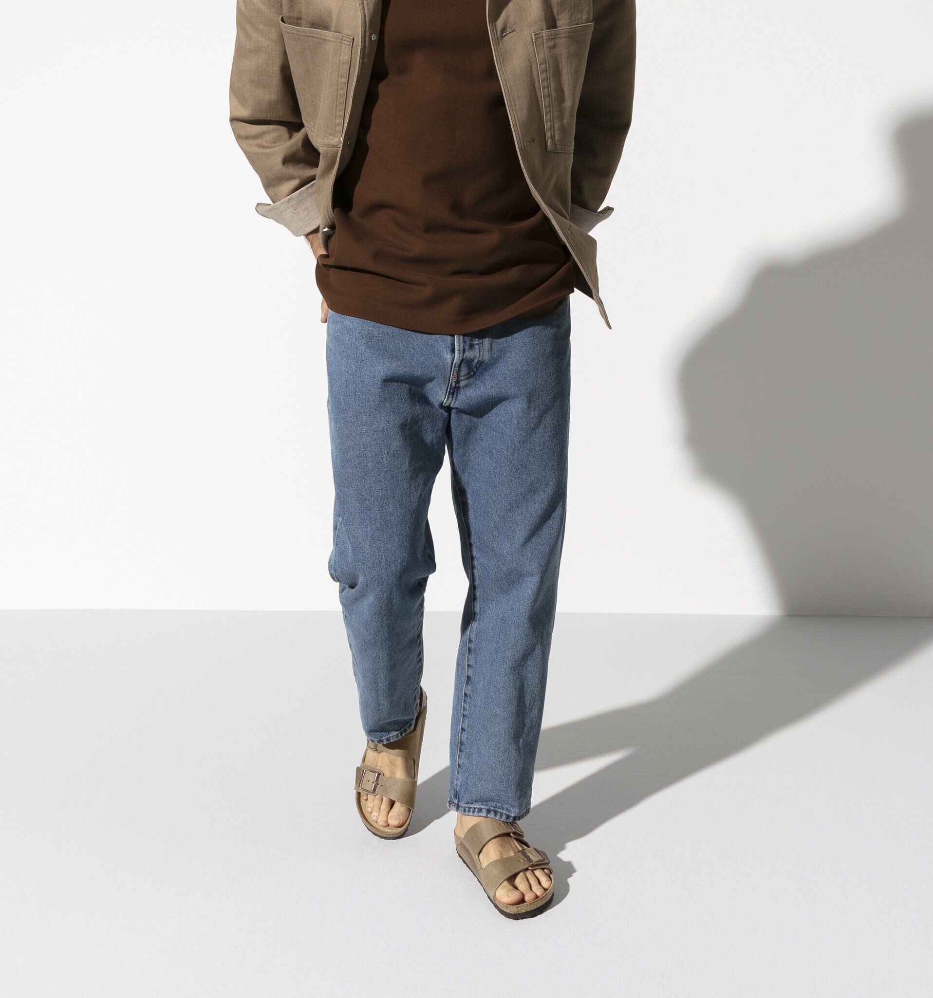   Close-up with a male model