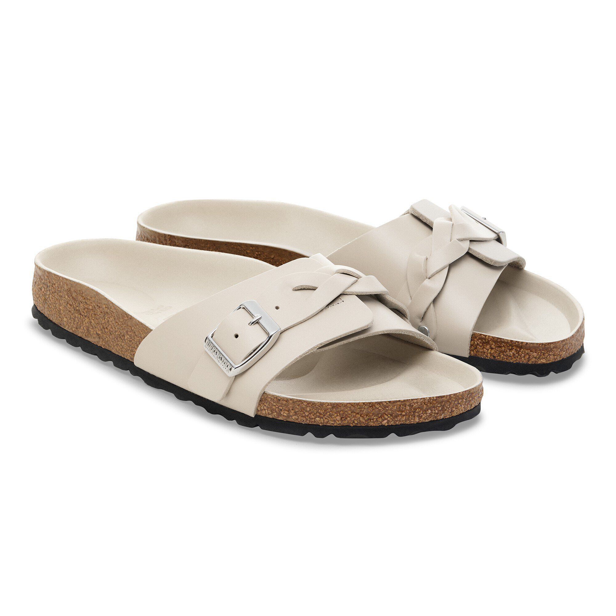 Oita Braided Naturl&aelig;der - shown as a pair