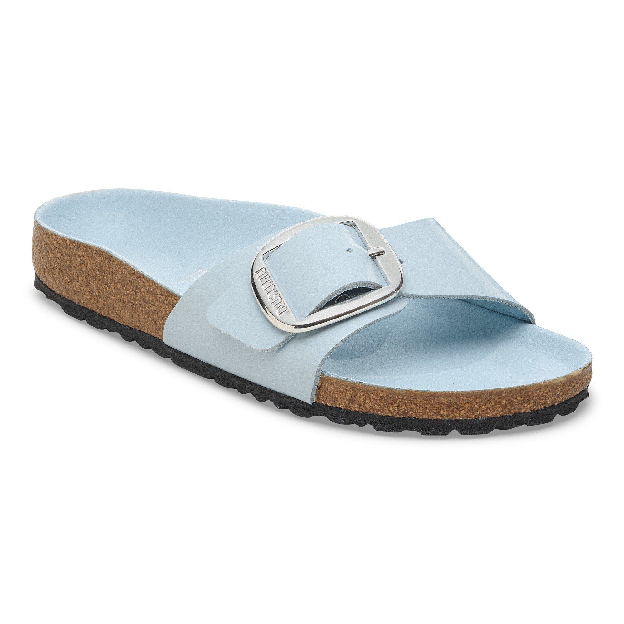 Madrid Big Buckle Natural Leather Patent - main image