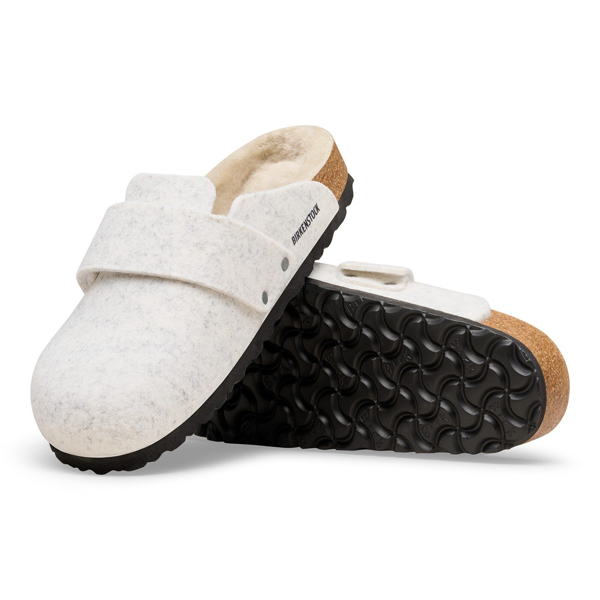 Loma Shearling Felt in Color Oyster | BIRKENSTOCK Finland