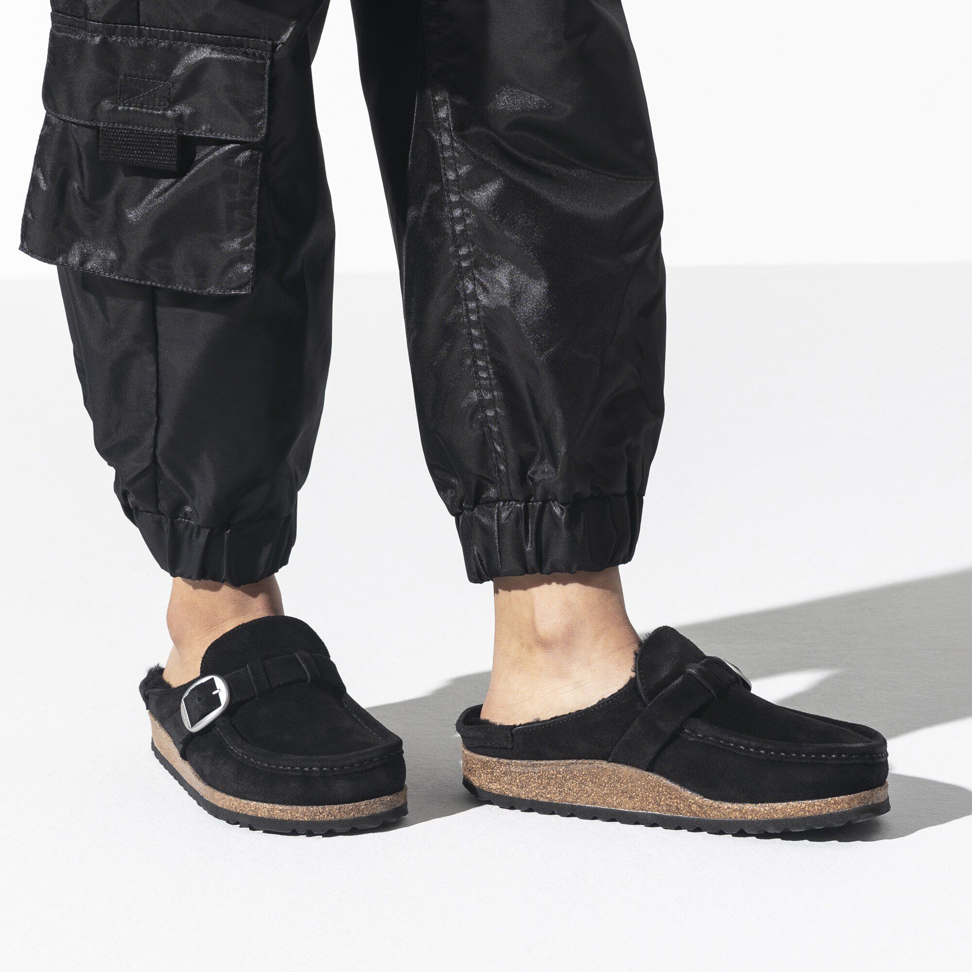 Buckley Shearling Suede Leather