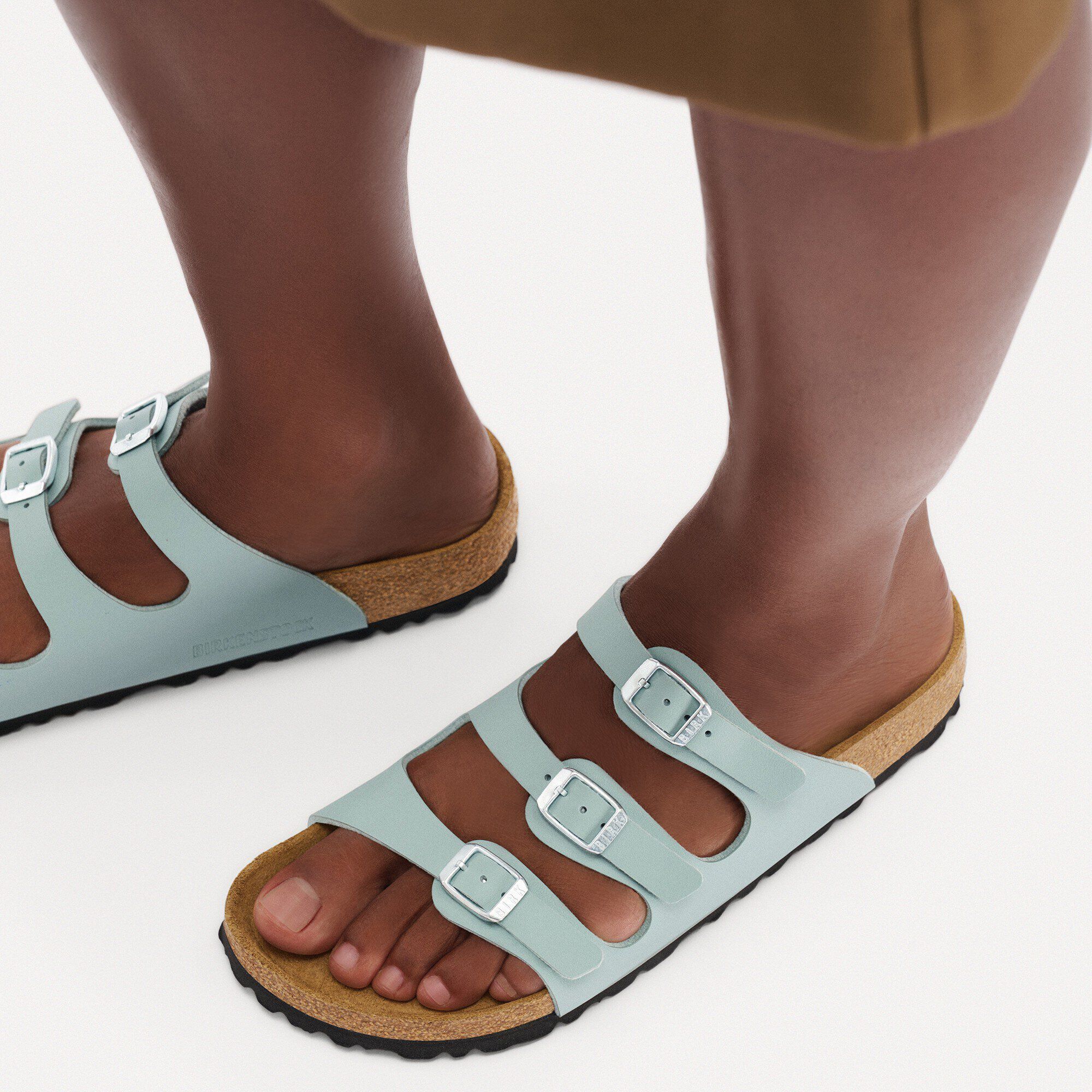 Florida Birko-Flor Close-up with a female model