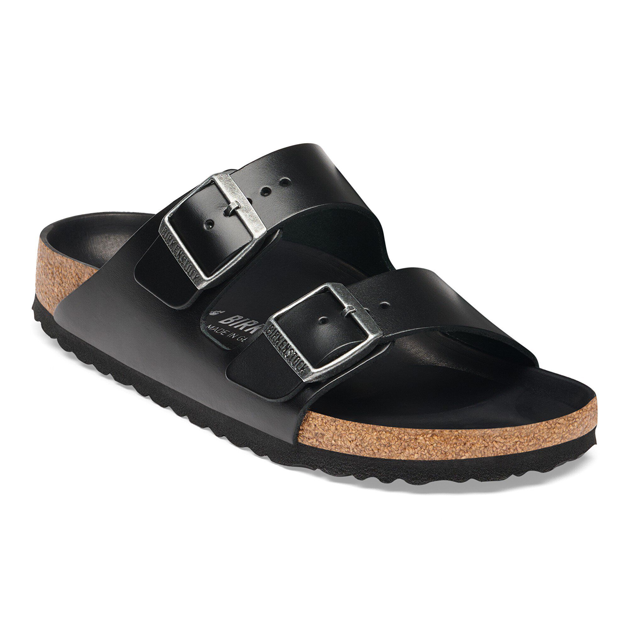 Arizona Natural Leather in Color Amalfi Black | BIRKENSTOCK Oman