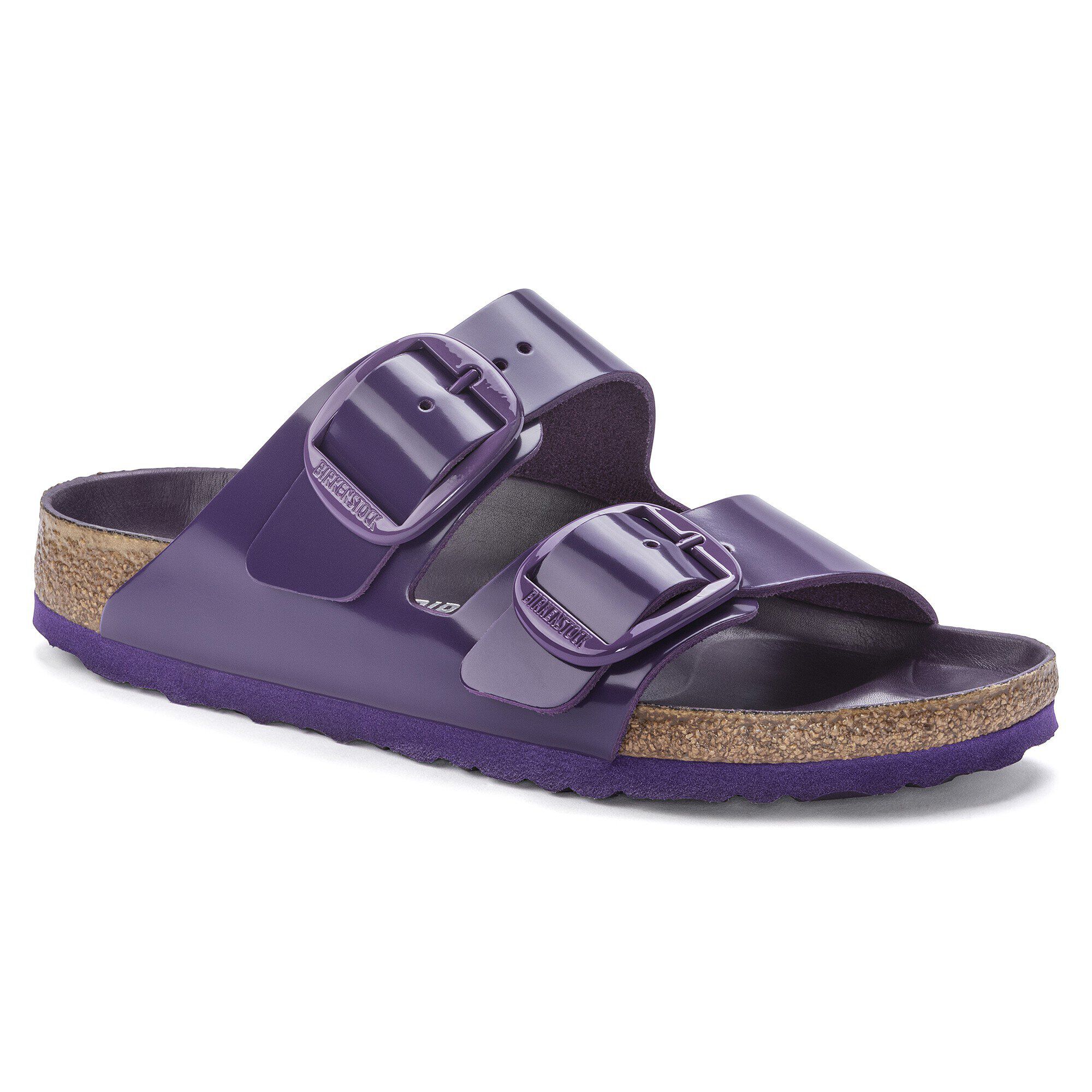 أريزونا إبزيم كبير جلد طبيعي لامع