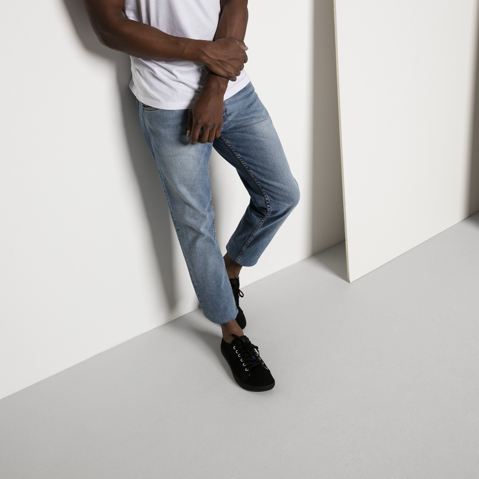   Close-up with a male model