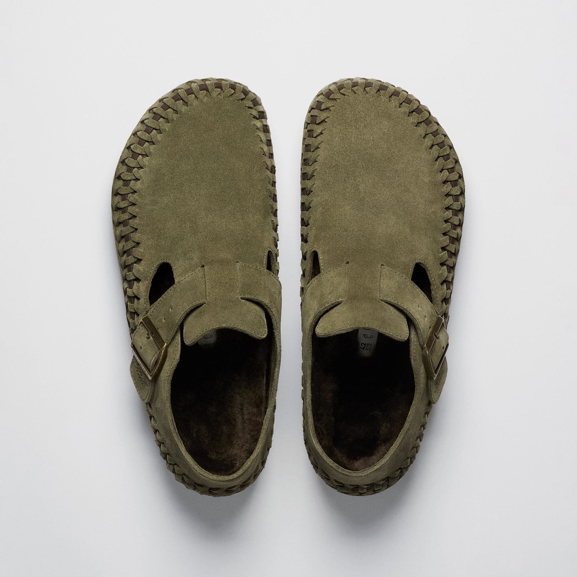 Kith London Braided Suede Leather - a side view