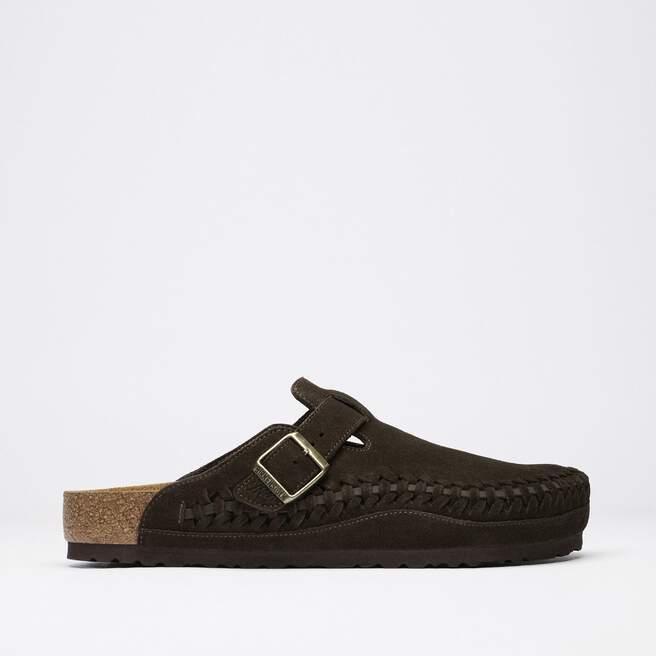 Boston Plaited Suede Leather