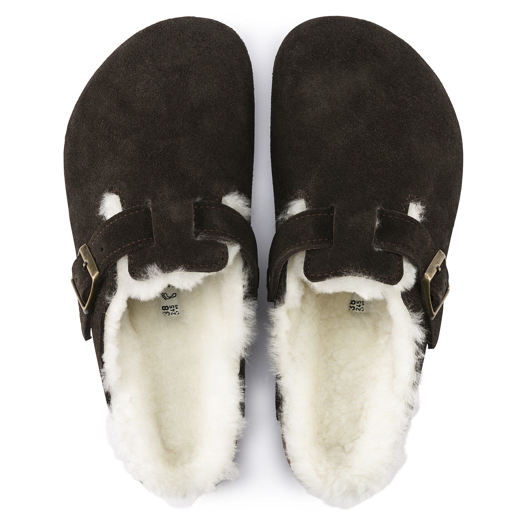 Boston Lammfell Veloursleder