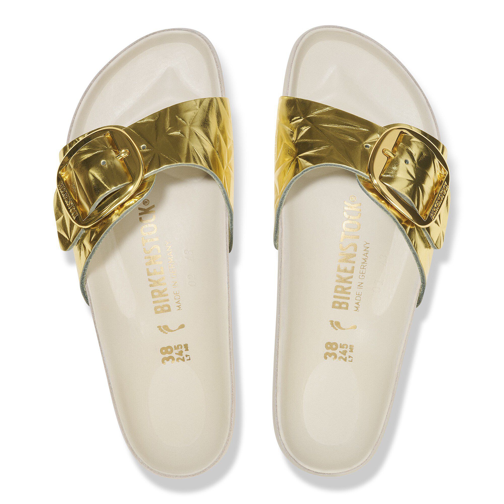 مدريد إبزيم كبير جلد طبيعي