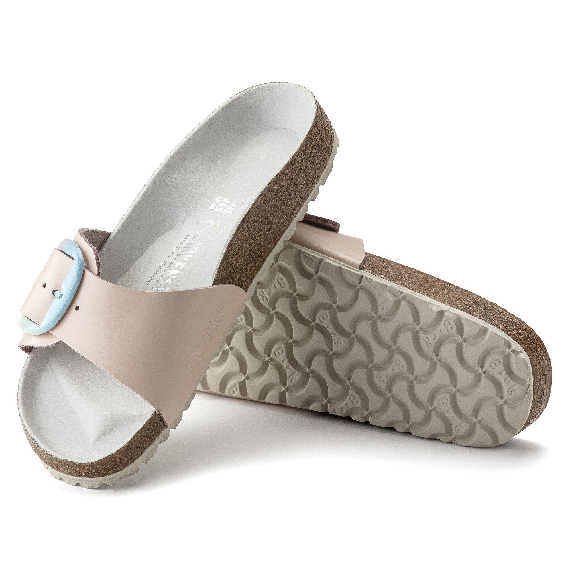 مدريد إبزيم كبير جلد طبيعي